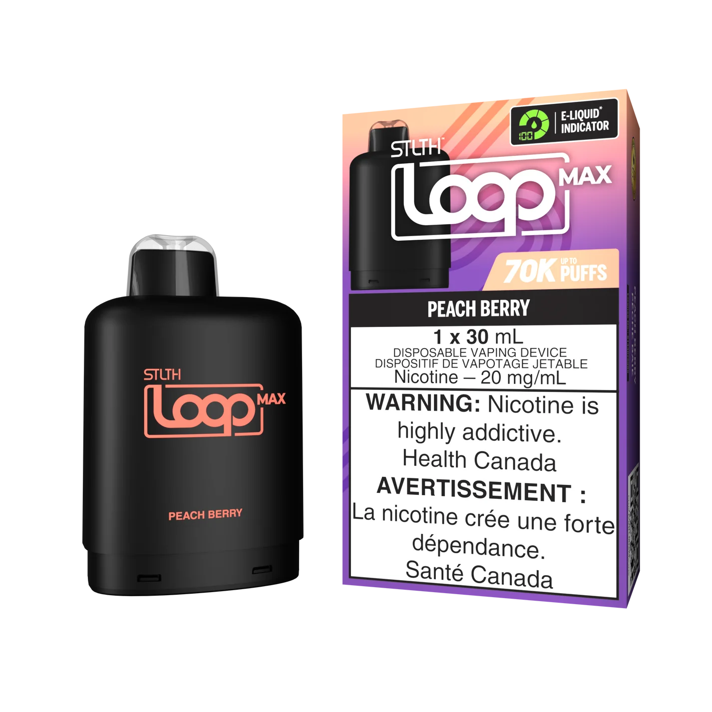 Loop Max- STLTH - Pod Pack 70,000 Puffs [ONTARIO]