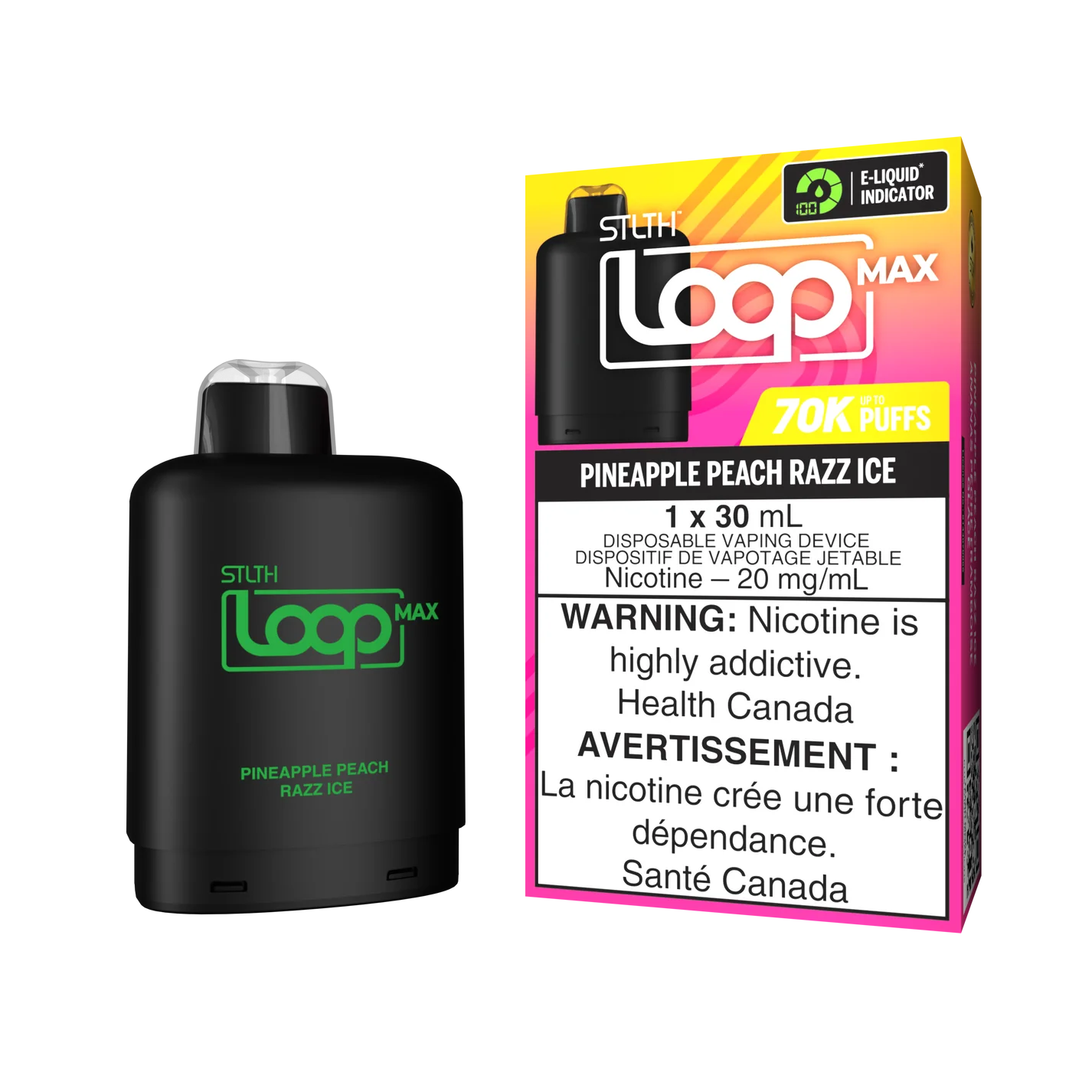 Loop Max- STLTH - Pod Pack 70,000 Puffs [ONTARIO]