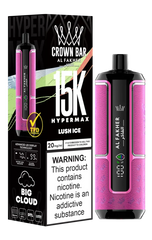 Al Fakher - Crown Bar Hypermax - Rechargeable Disposable - 15K Puffs [ONTARIO]