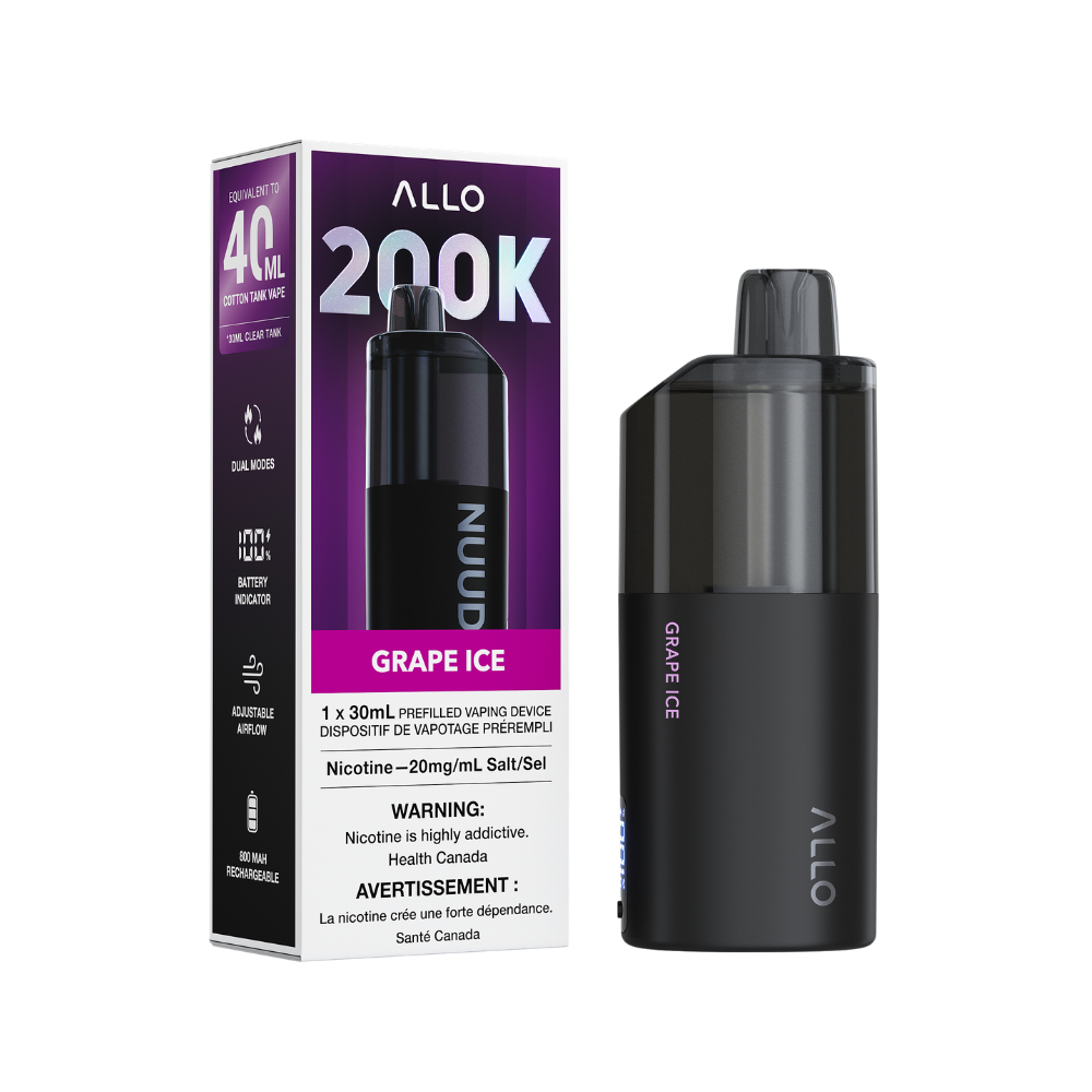 [ONT] Allo Nuud 200K - Rechargeable Disposable - 200K Puffs