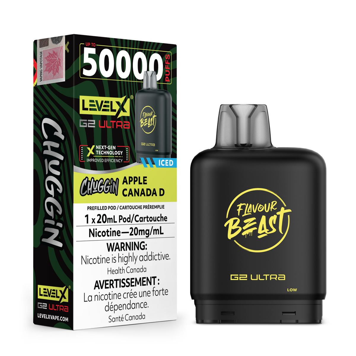 [ONT] Level X - Flavour Beast G2 Ultra - Exotics - Pod - 50k Puffs