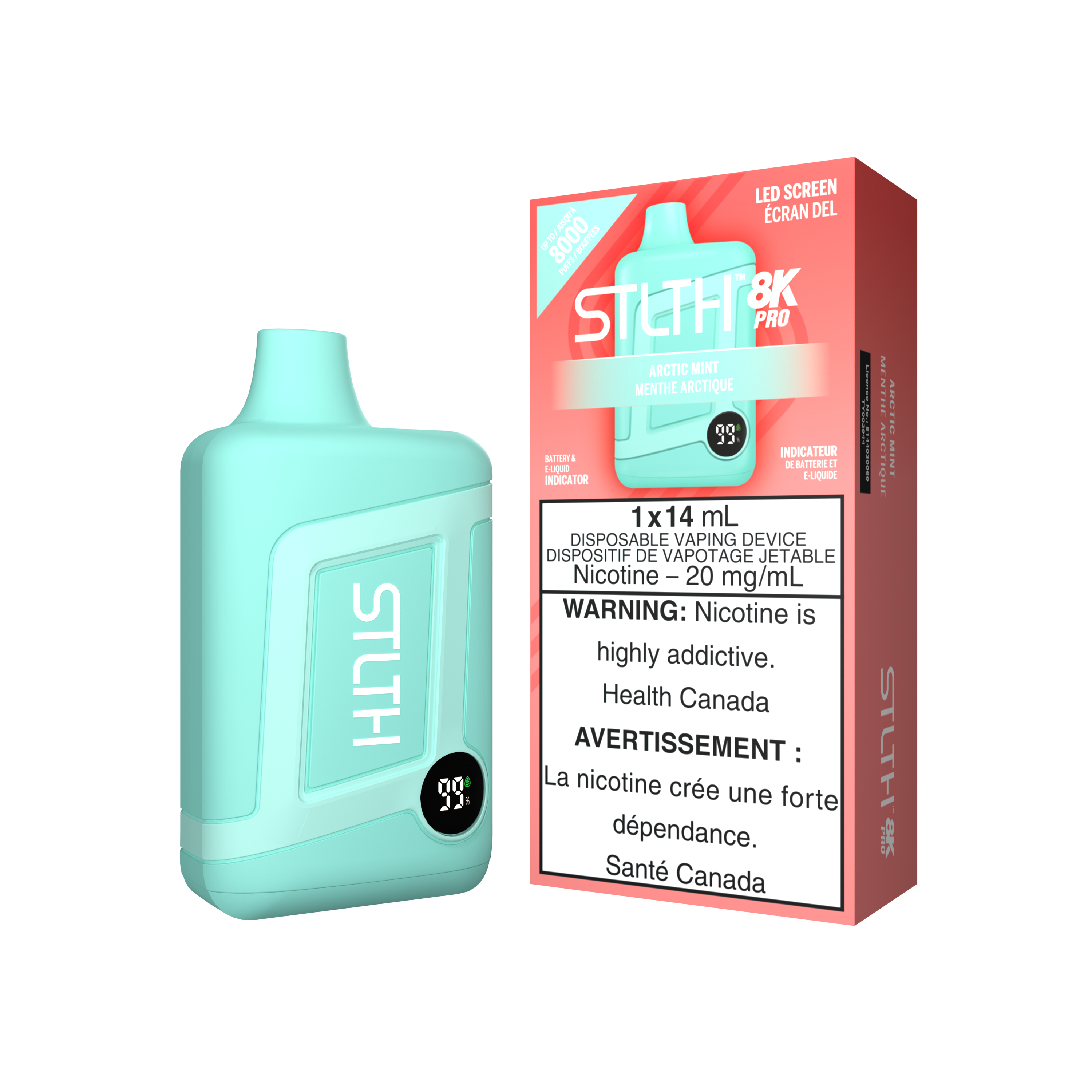 STLTH8K PRO - Rechargeable Disposable - 8k Puffs [ONTARIO]