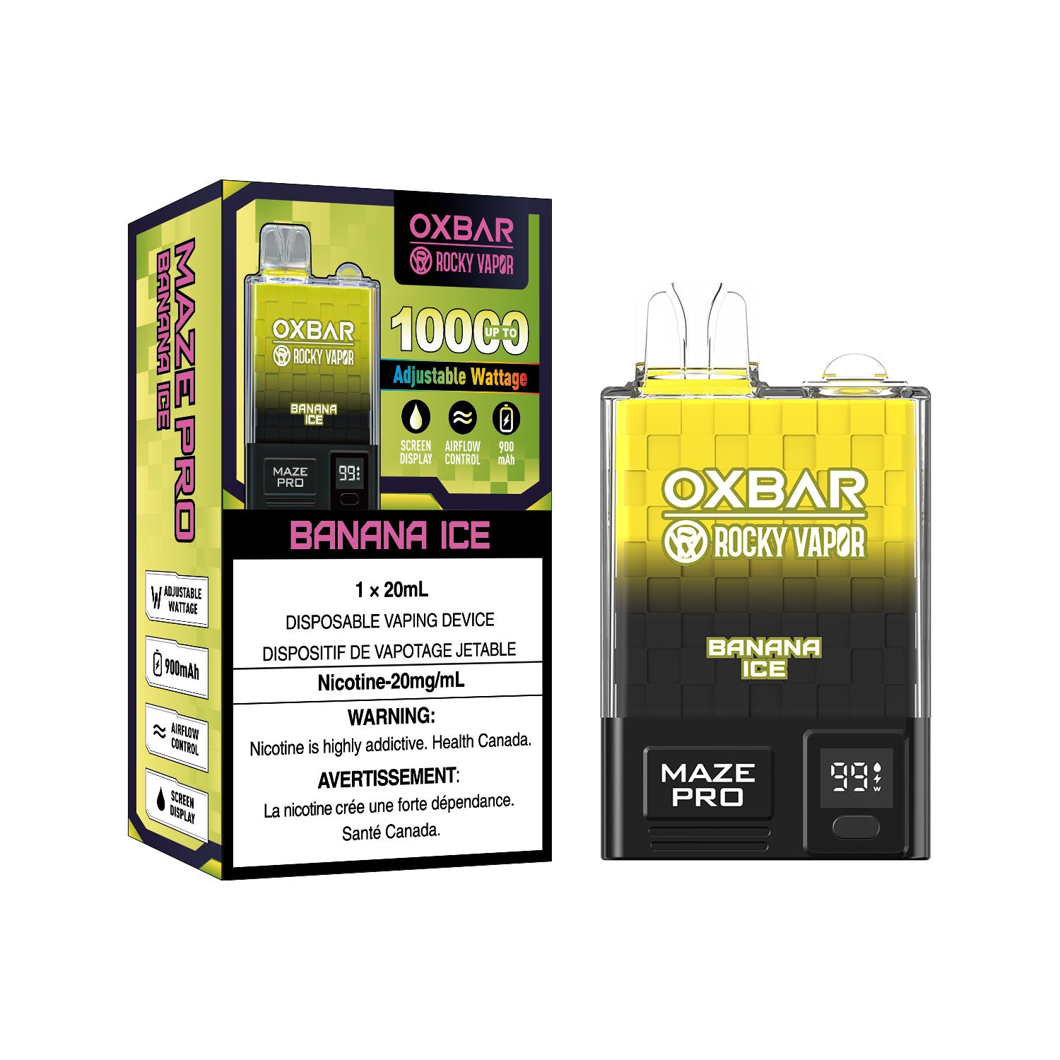 Oxbar Maze - Rechargeable Disposable - 10000 puffs