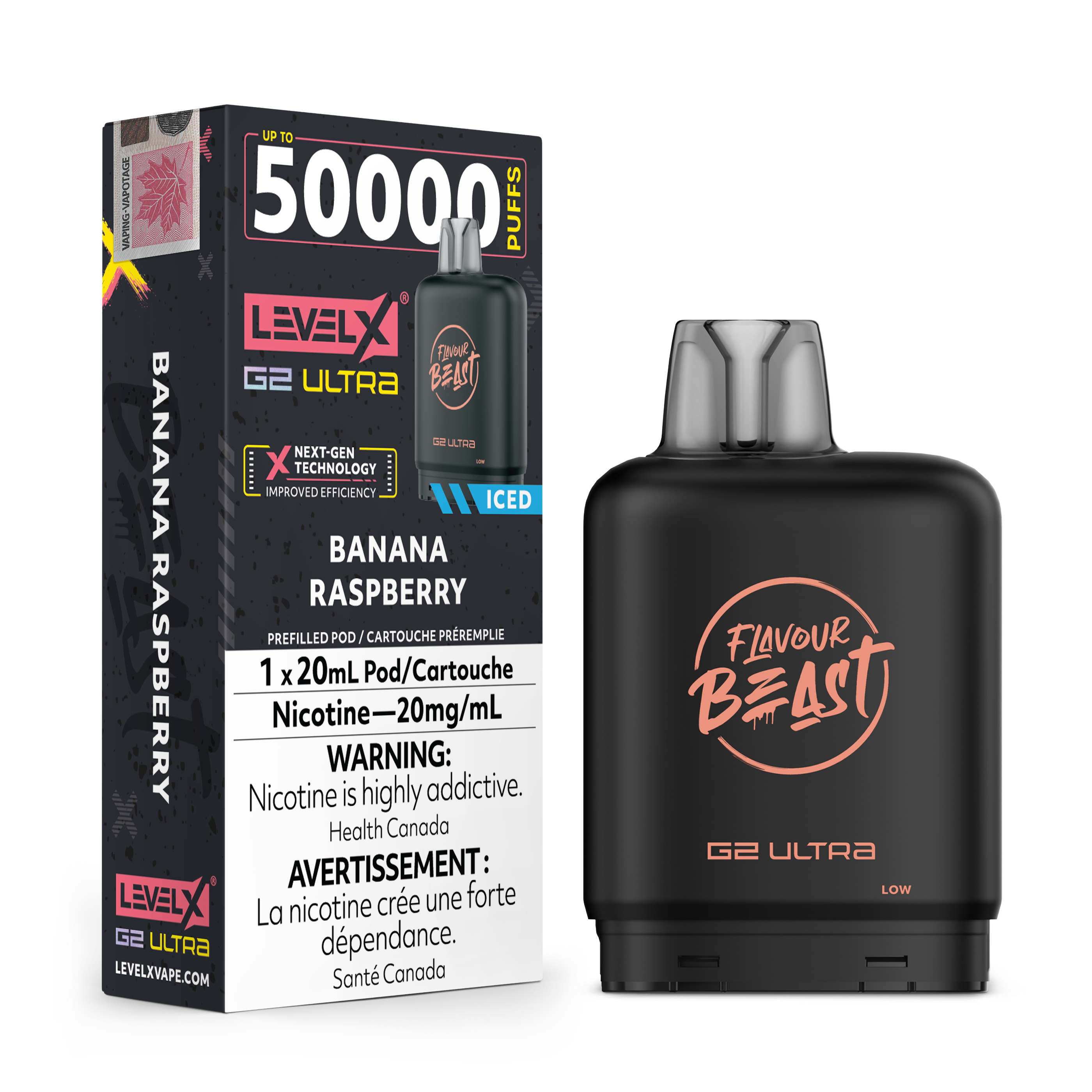 Level X - Flavour Beast G2 Ultra - Pod - 50k Puffs [ONTARIO]