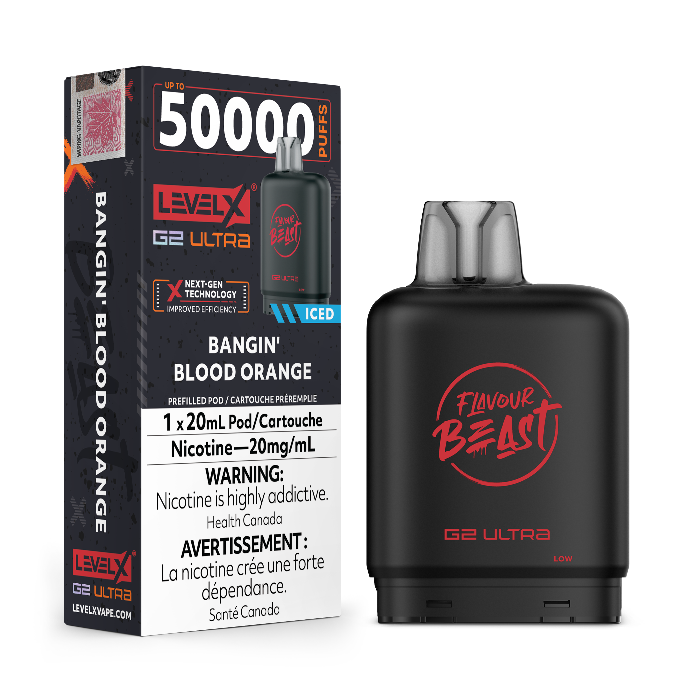 Level X - Flavour Beast G2 Ultra - Pod - 50k Puffs [ONTARIO]