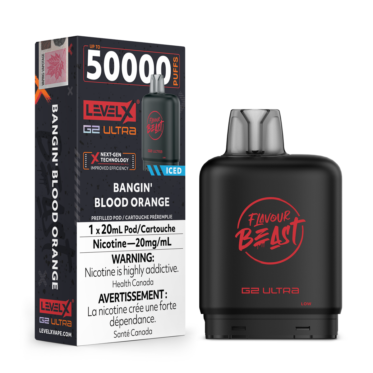 [ONT] Level X - Flavour Beast G2 Ultra - Pod - 50k Puffs