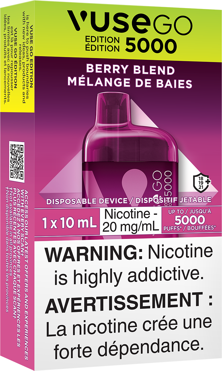 [ONT] Vuse GO5000 - Rechargeable Disposable - 5k Puffs