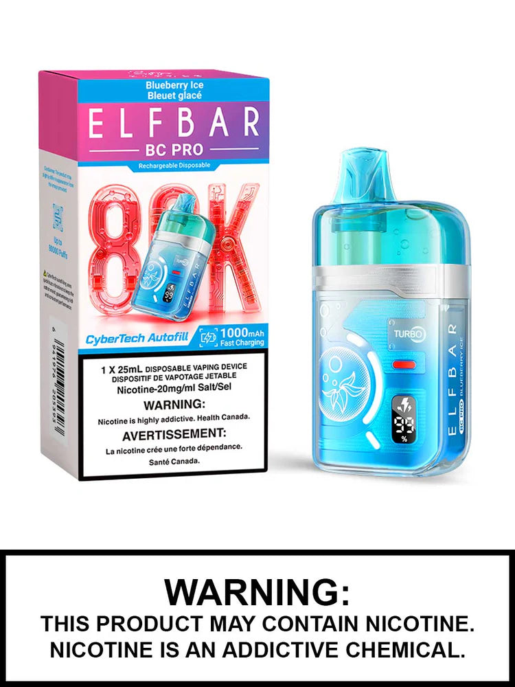 [ONT] Elf Bar BC Pro 80k - Rechargeable Disposable - 80,000 puffs 25ML