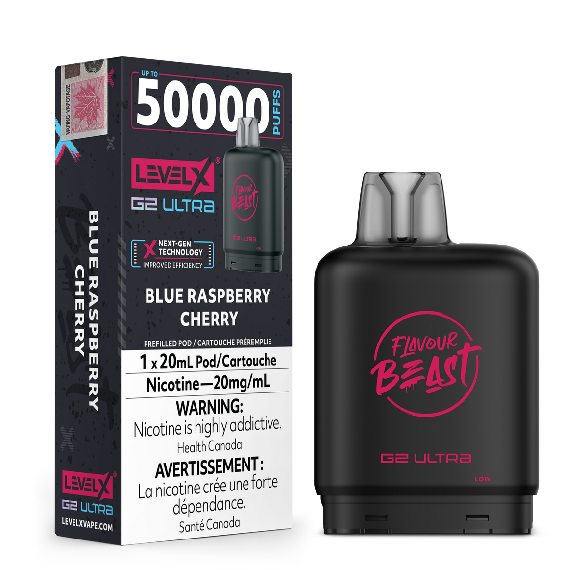 Level X - Flavour Beast G2 Ultra - Pod - 50k Puffs [ONTARIO]