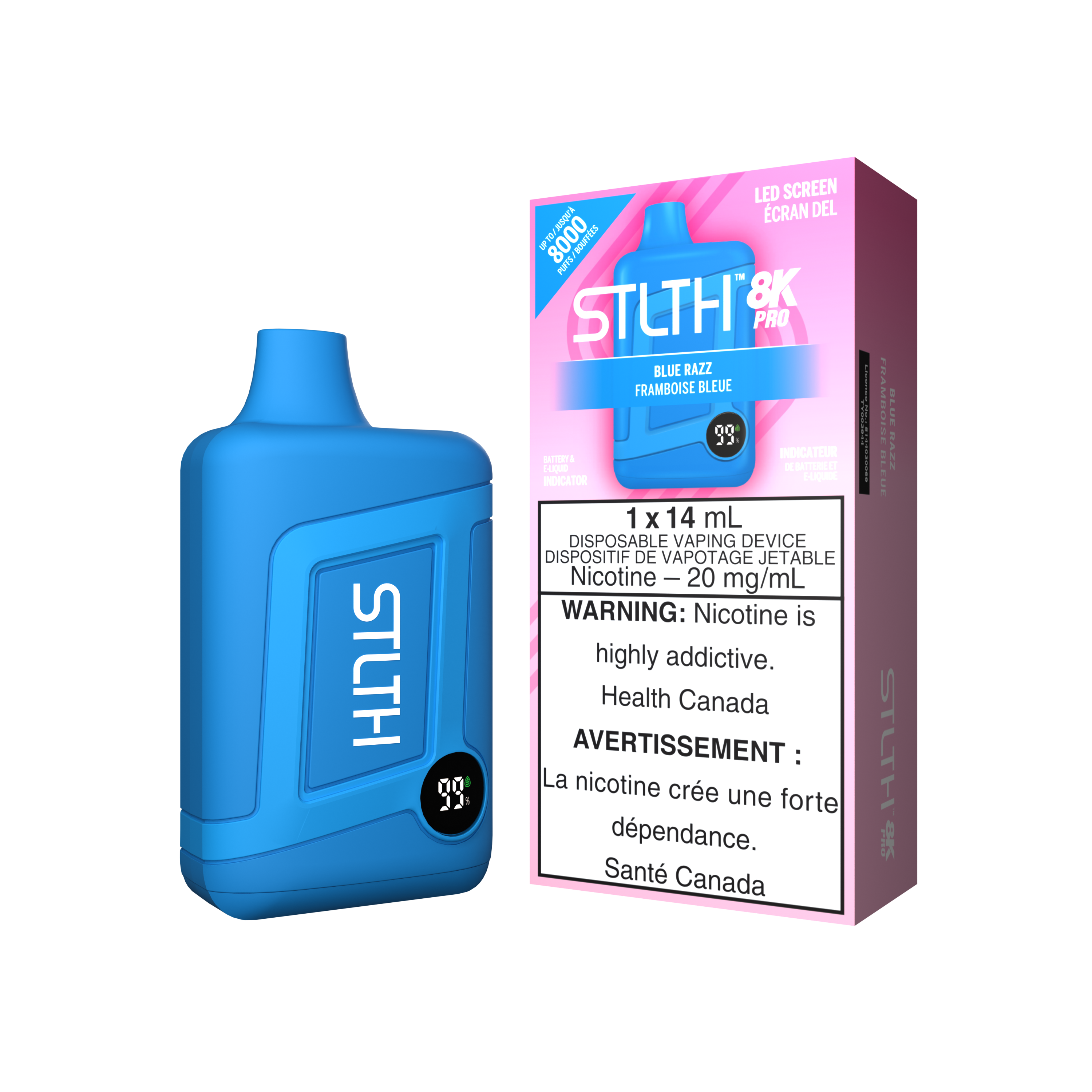STLTH8K PRO - Rechargeable Disposable - 8k Puffs [ONTARIO]