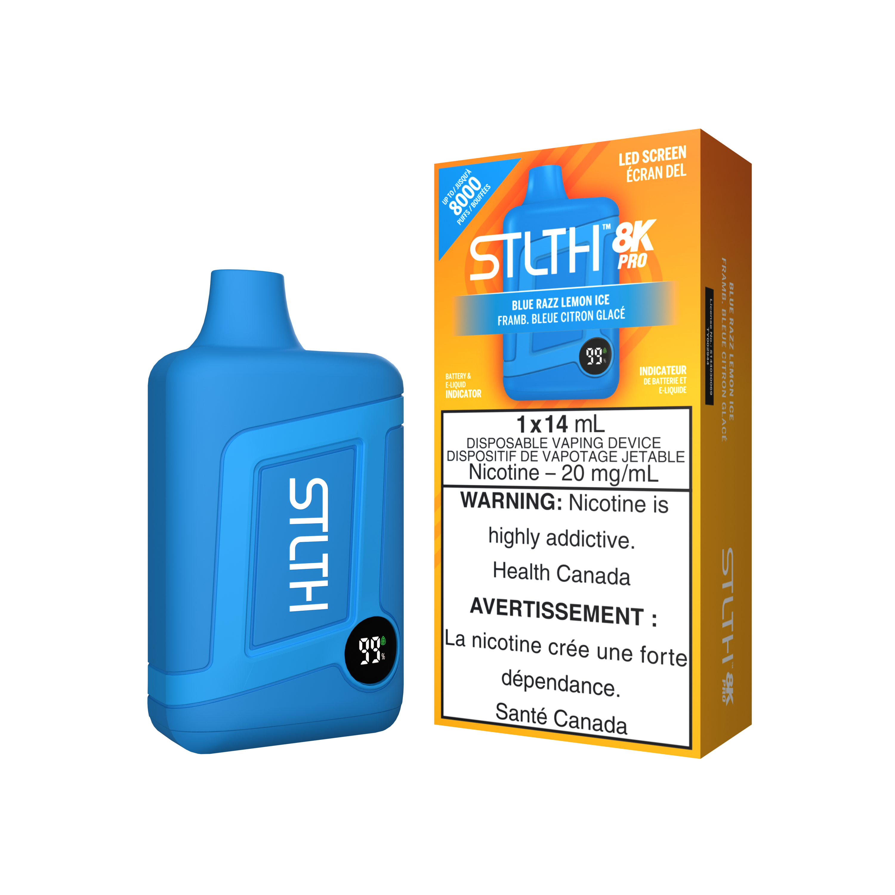 STLTH8K PRO - Rechargeable Disposable - 8k Puffs [ONTARIO]