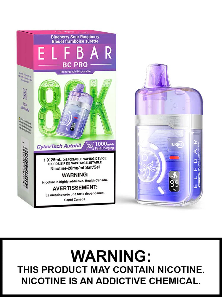 [ONT] Elf Bar BC Pro 80k - Rechargeable Disposable - 80,000 puffs 25ML