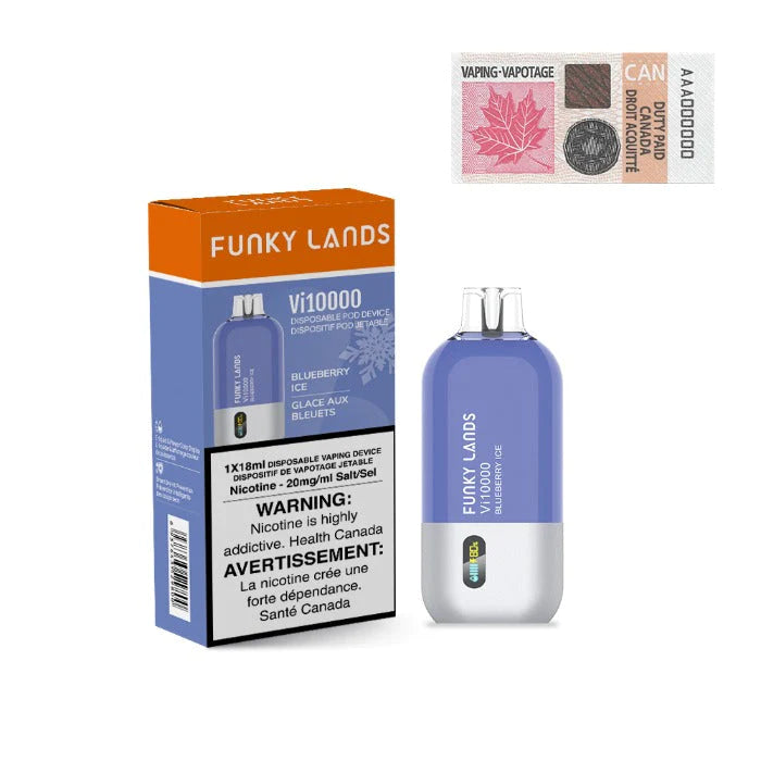 FunkyLands Vi10000 - Rechargeable Disposable - 10,000 Puffs [ONTARIO]