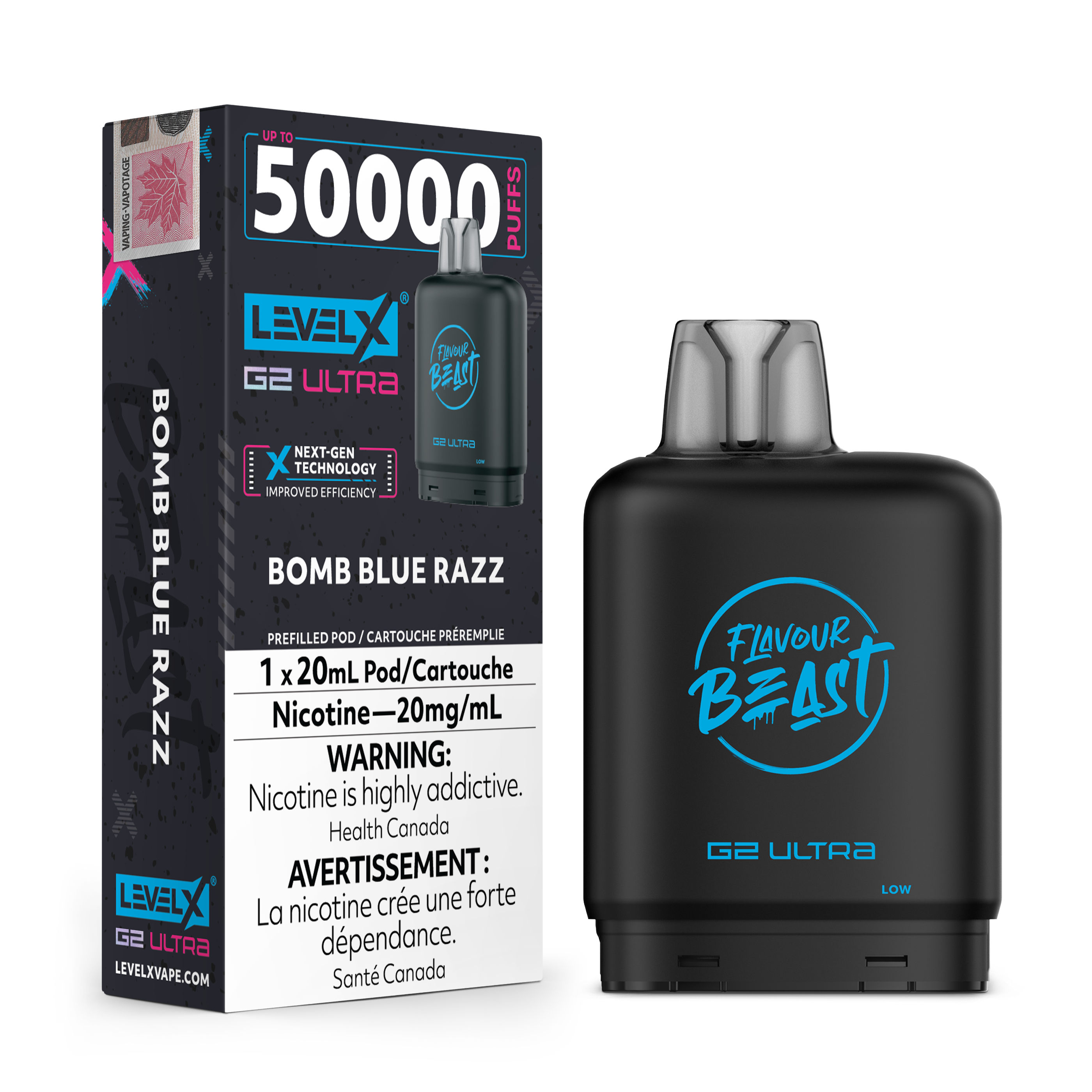 Level X - Flavour Beast G2 Ultra - Pod - 50k Puffs [ONTARIO]