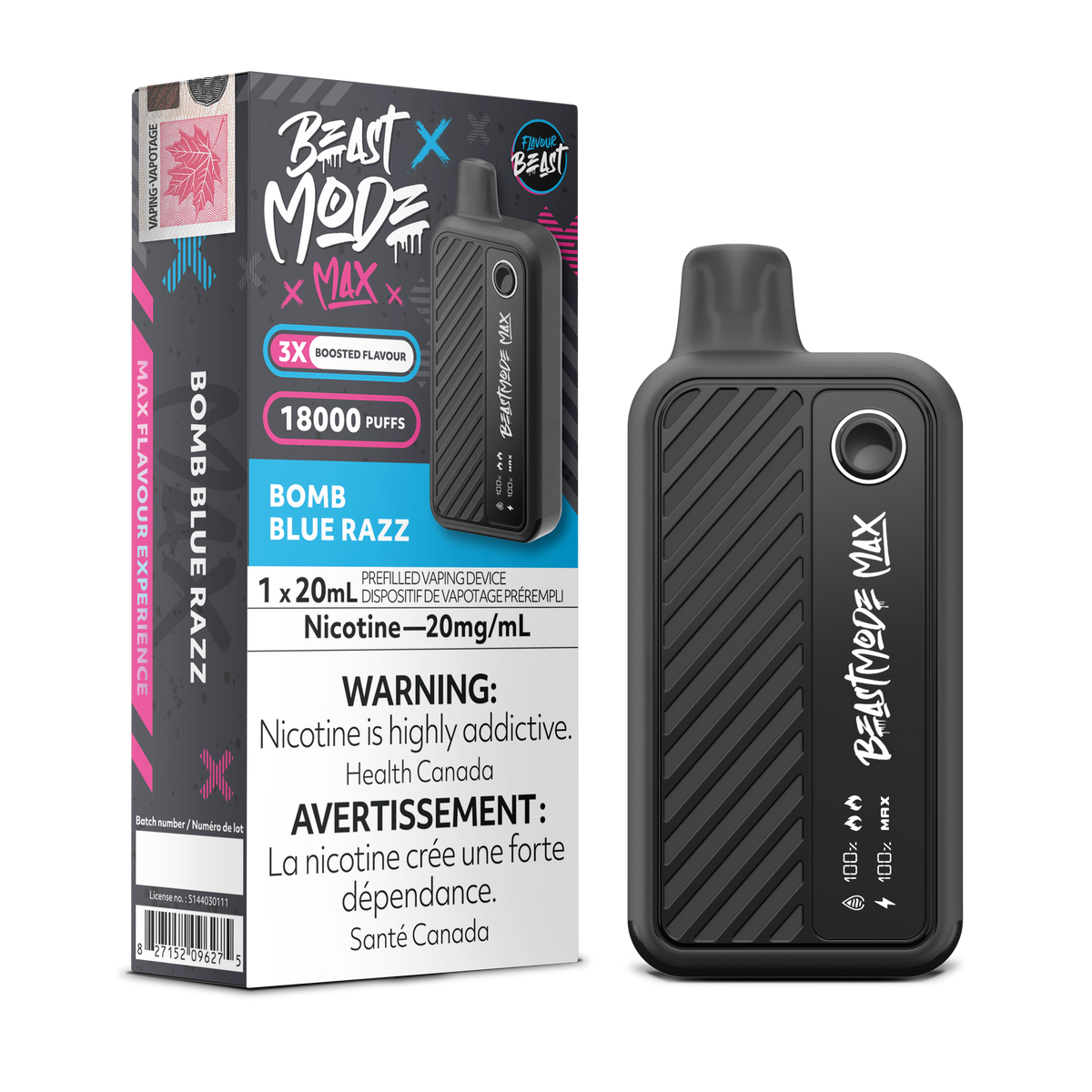 [ONT] Flavour Beast - Beast Mode MAX - Rechargeable Disposable - 18k Puffs