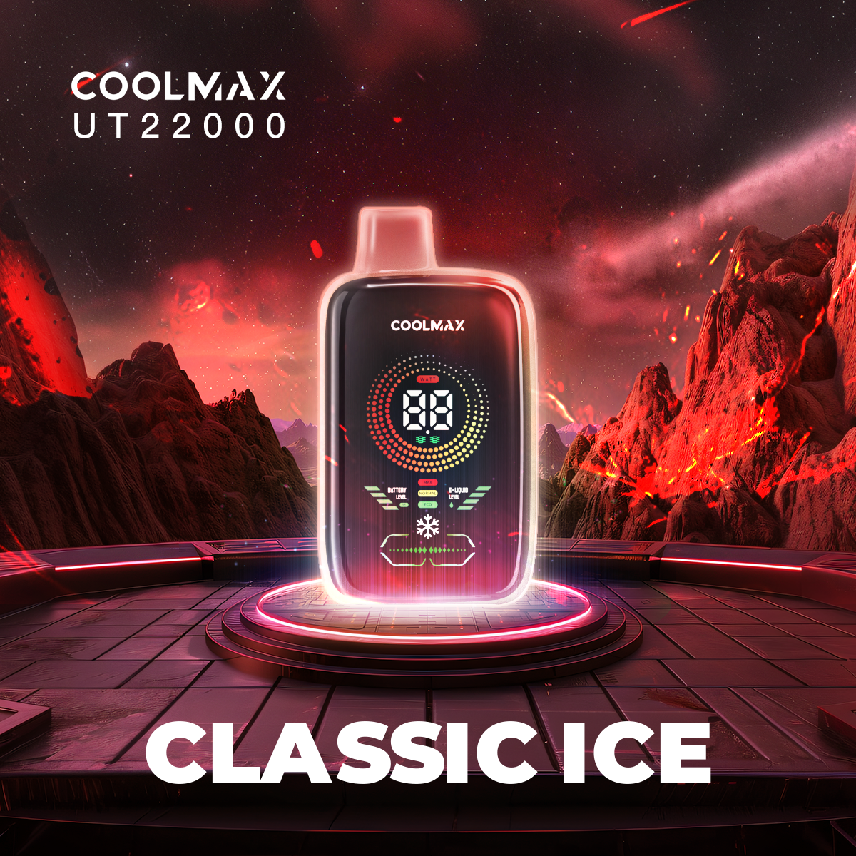 [ONT] CoolMax UT22000 - Rechargeable Disposable - 22000 Puffs