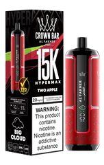 Al Fakher - Crown Bar Hypermax - Rechargeable Disposable - 15K Puffs [ONTARIO]
