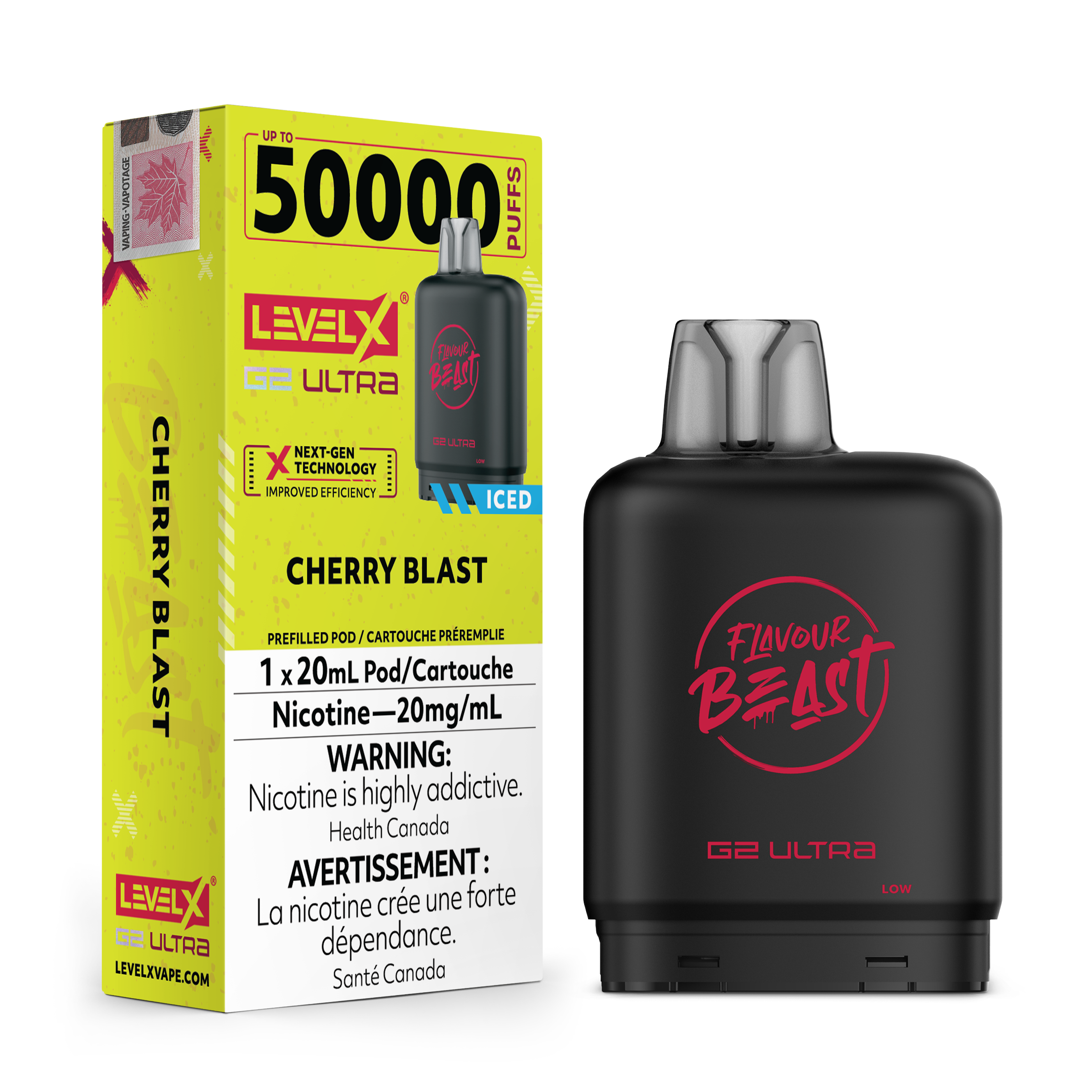 Level X - Flavour Beast G2 Ultra - Pod - 50k Puffs [ONTARIO]