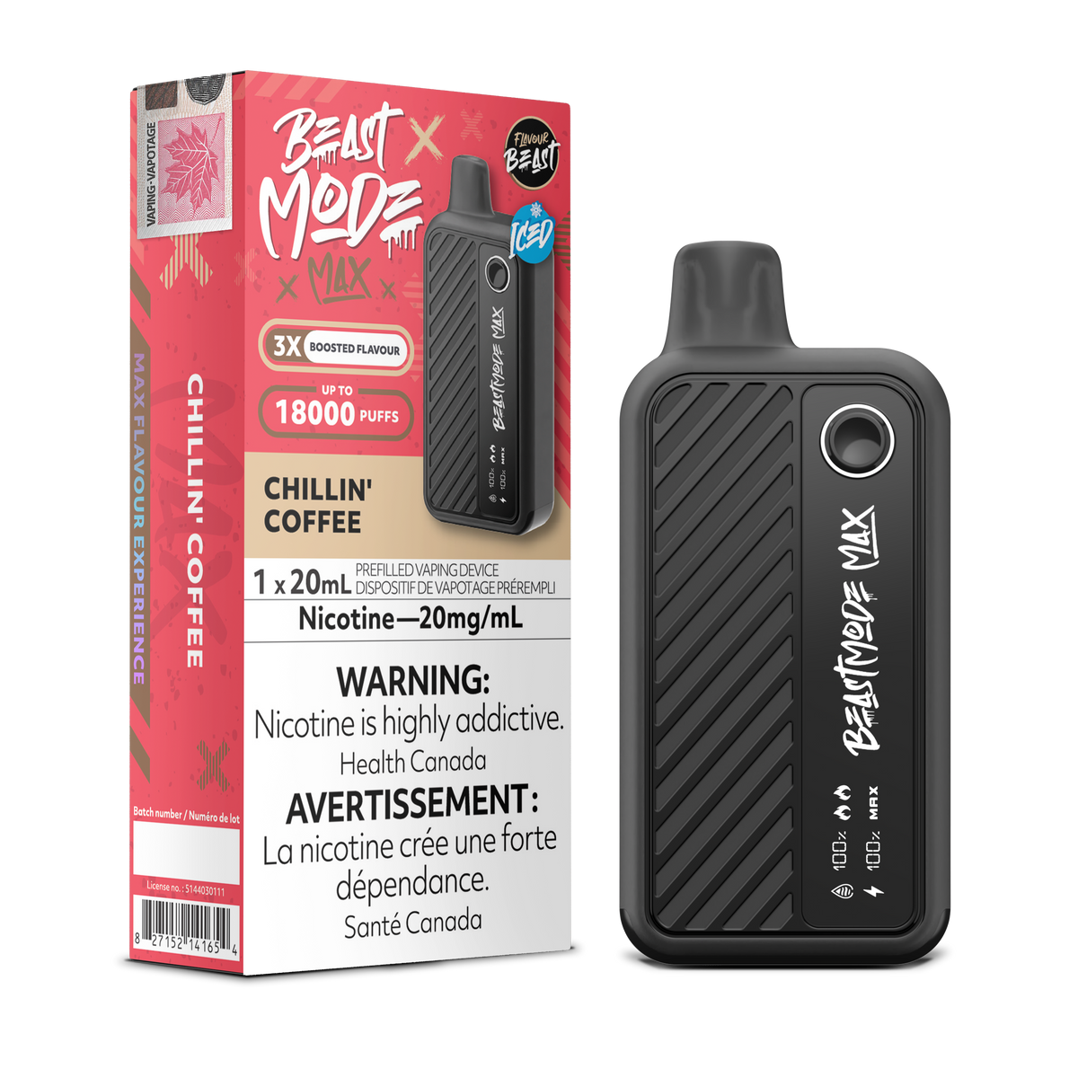 [ONT] Flavour Beast - Beast Mode MAX - Rechargeable Disposable - 18k Puffs
