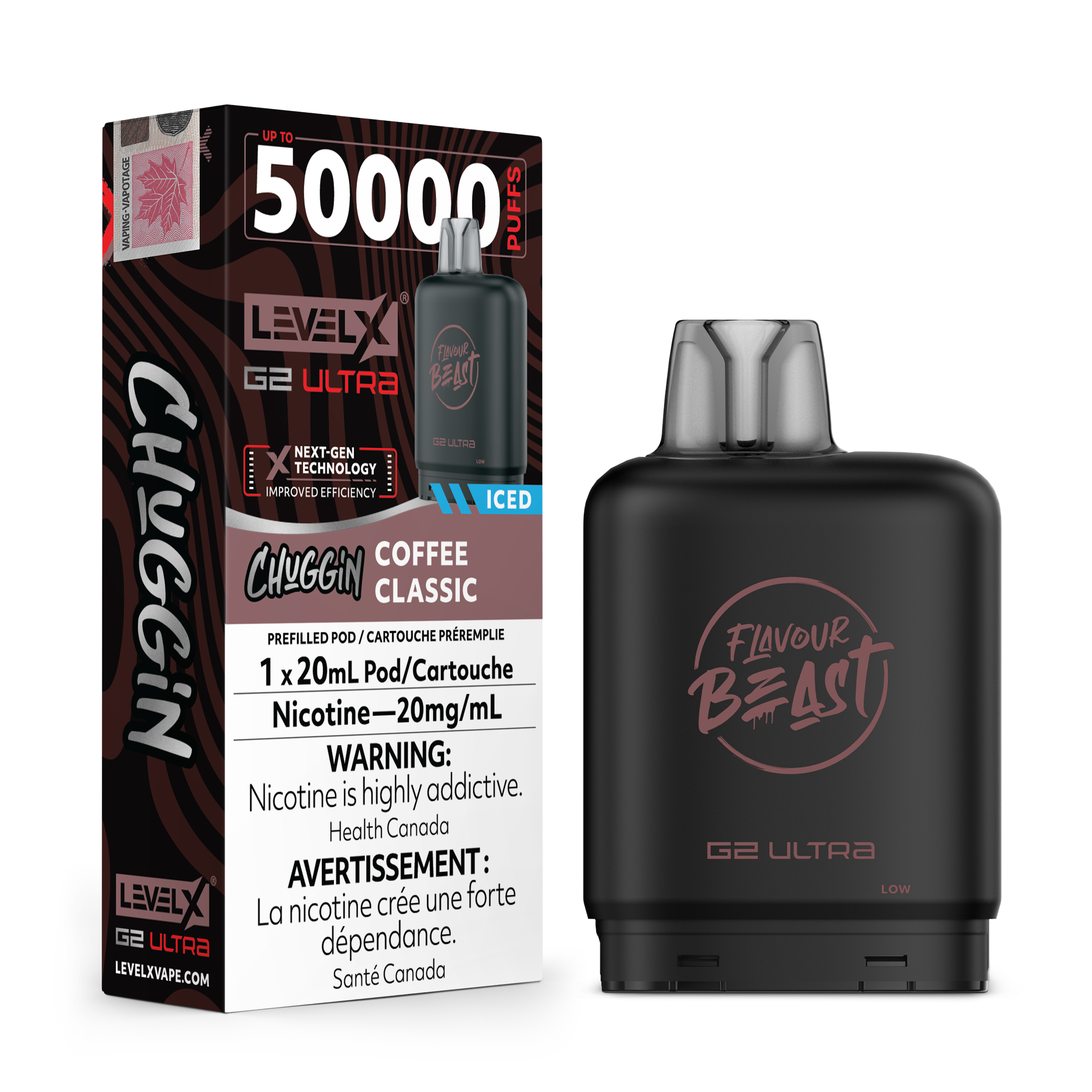 Level X - Flavour Beast G2 Ultra - Pod - 50k Puffs [ONTARIO]