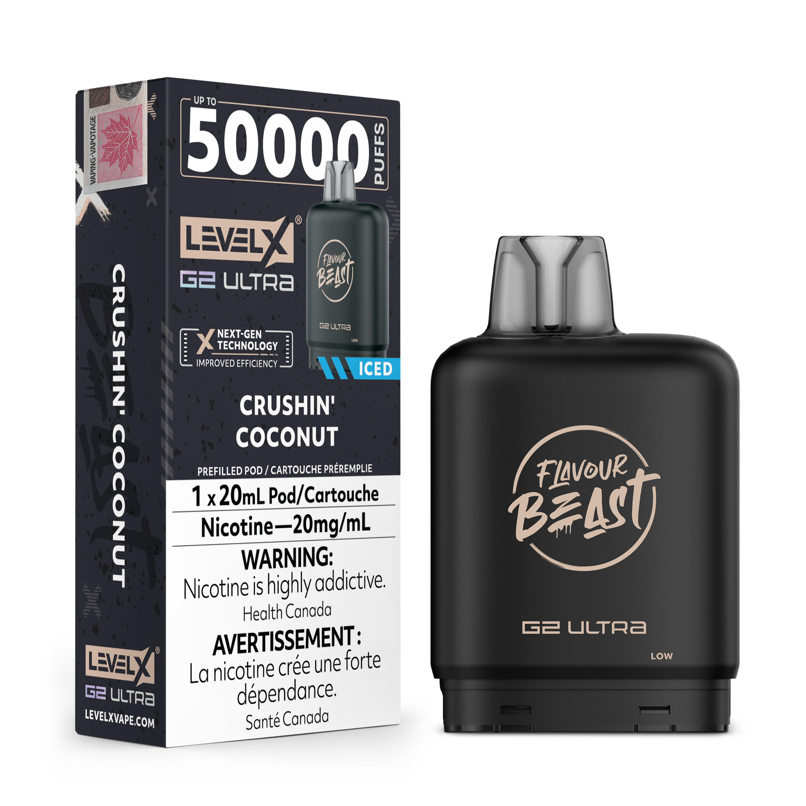 Level X - Flavour Beast G2 Ultra - Pod - 50k Puffs [ONTARIO]