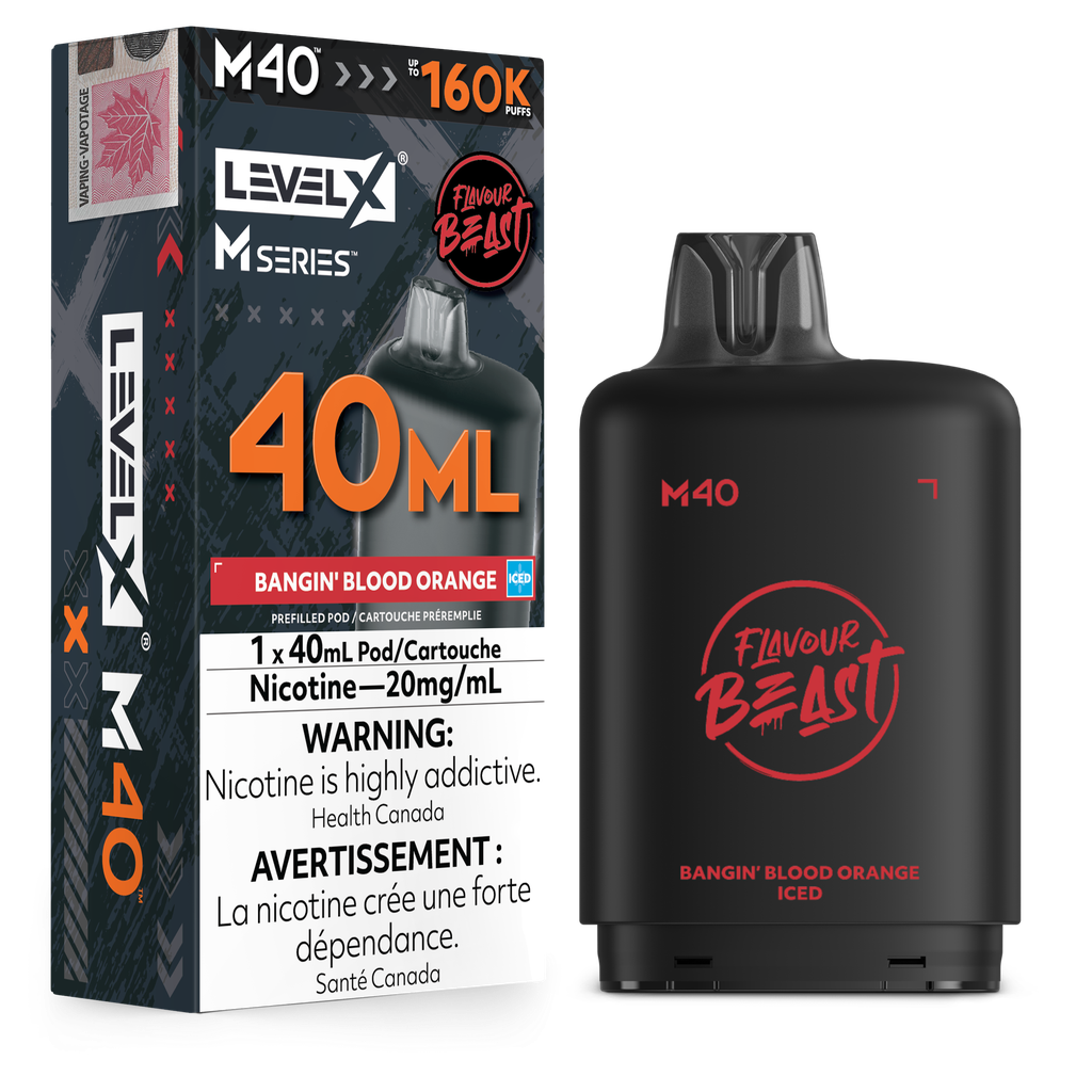 [ONT] Level X - Flavour Beast M Series 40mL - Pod - 160k Puffs