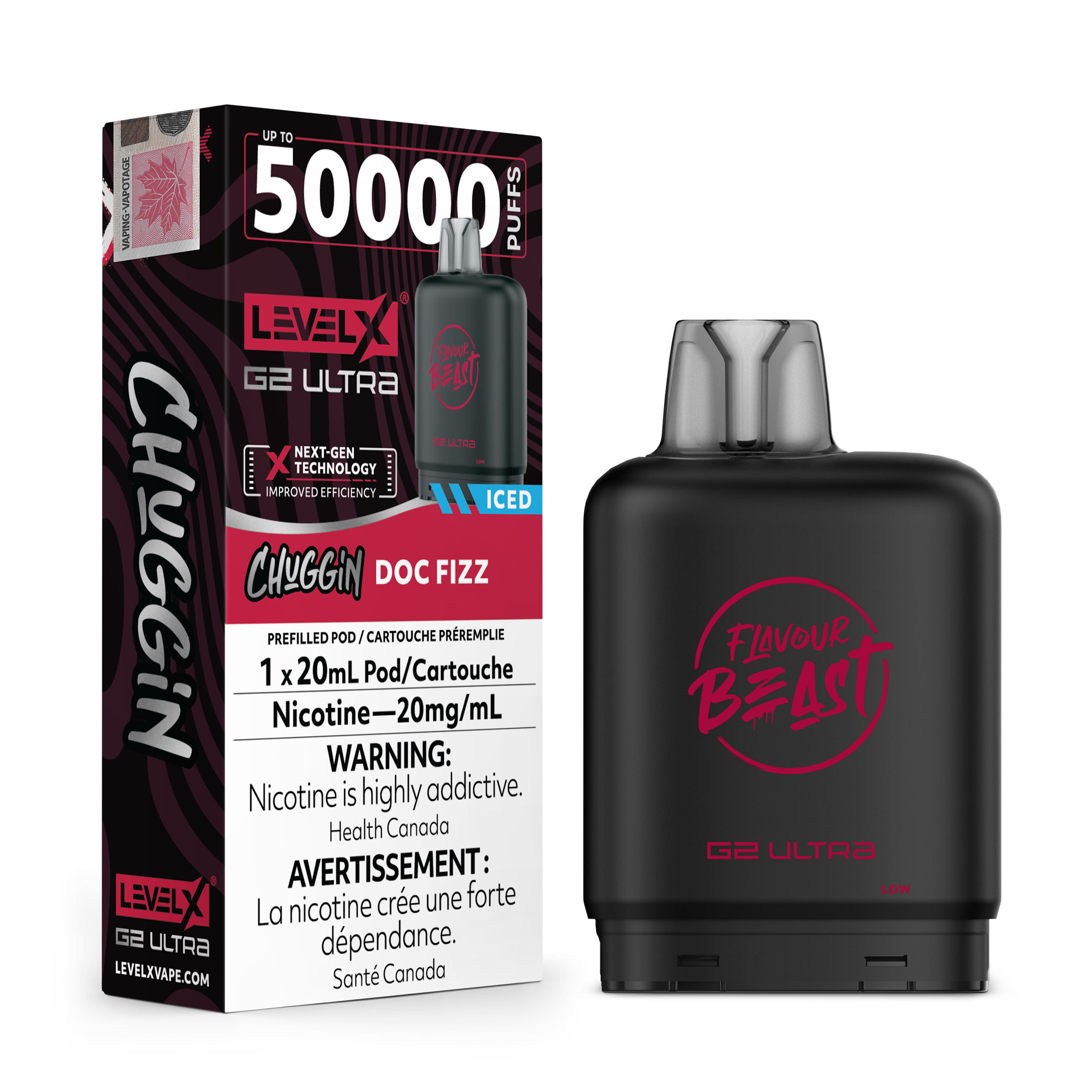 Level X - Flavour Beast G2 Ultra - Pod - 50k Puffs [ONTARIO]