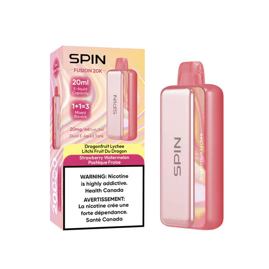 [S/B] SPIN Fusion 20K - Rechargeable Disposable - 20k Puffs