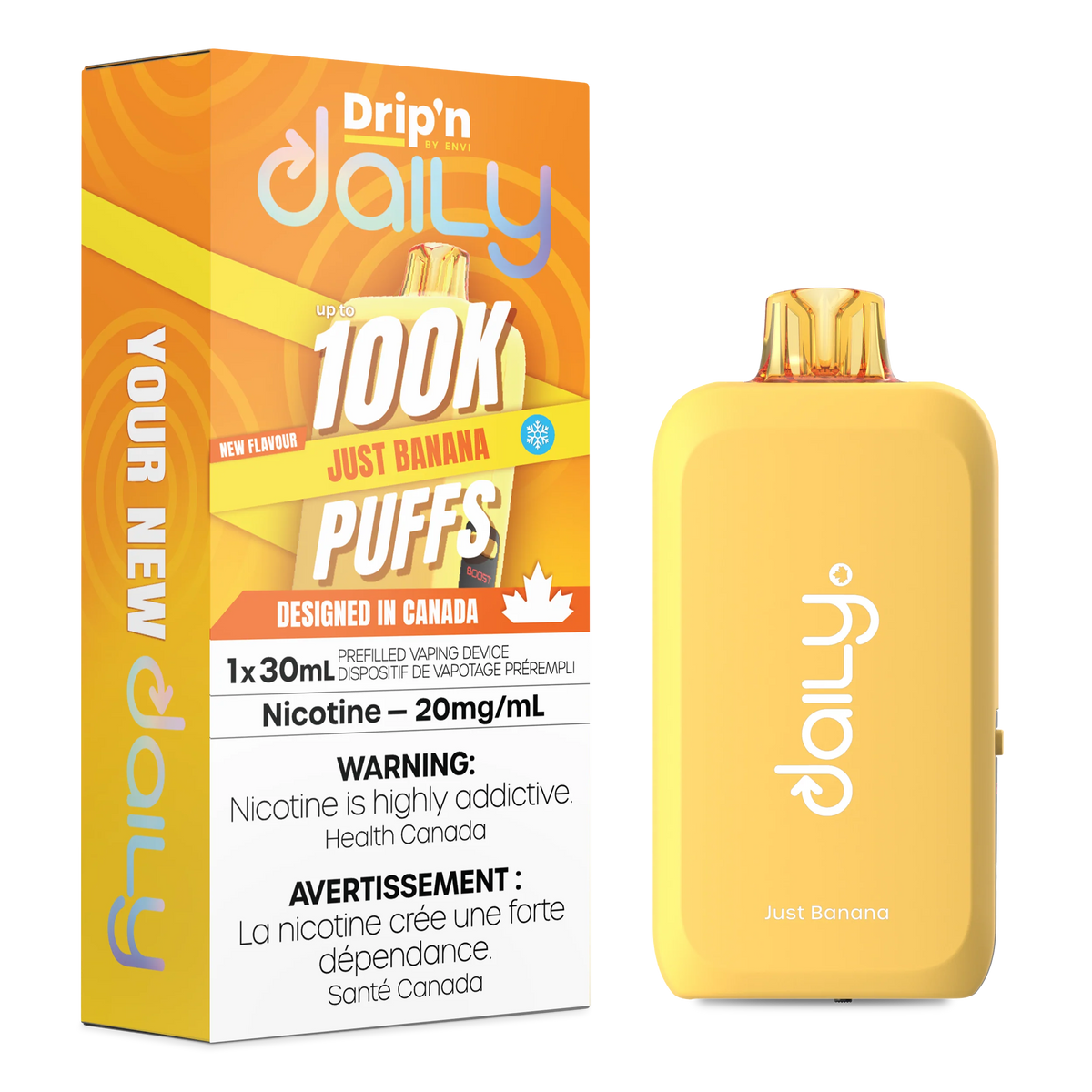 [ONT] Drip'n by Envi - Drip'n Daily - Rechargeable Disposable - 100k Puffs