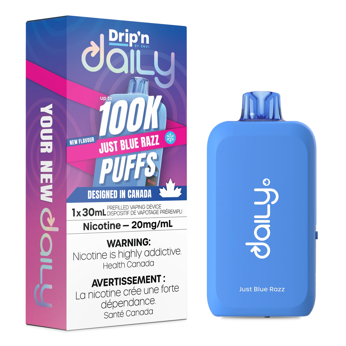 [ONT] Drip'n by Envi - Drip'n Daily - Rechargeable Disposable - 100k Puffs