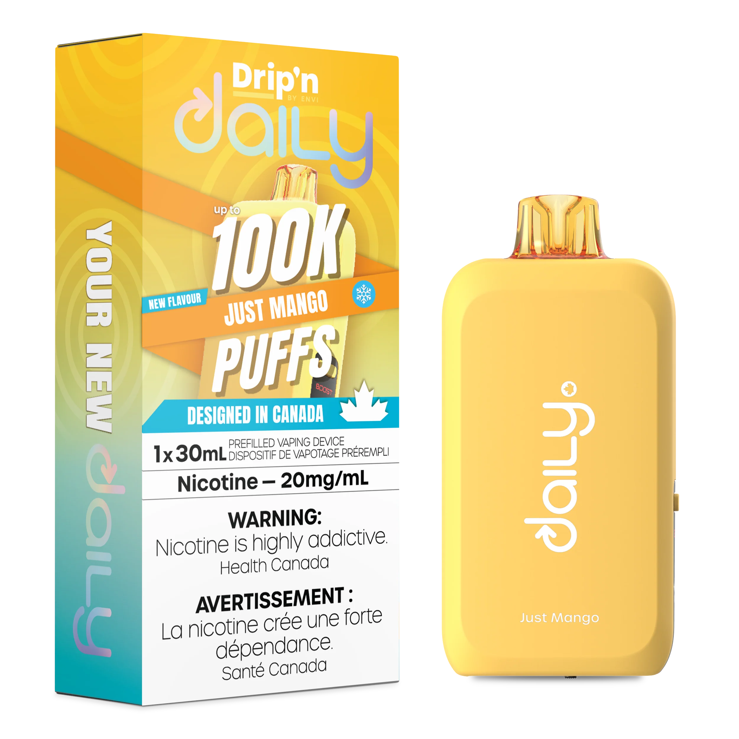 [ONT] Drip'n by Envi - Drip'n Daily - Rechargeable Disposable - 100k Puffs
