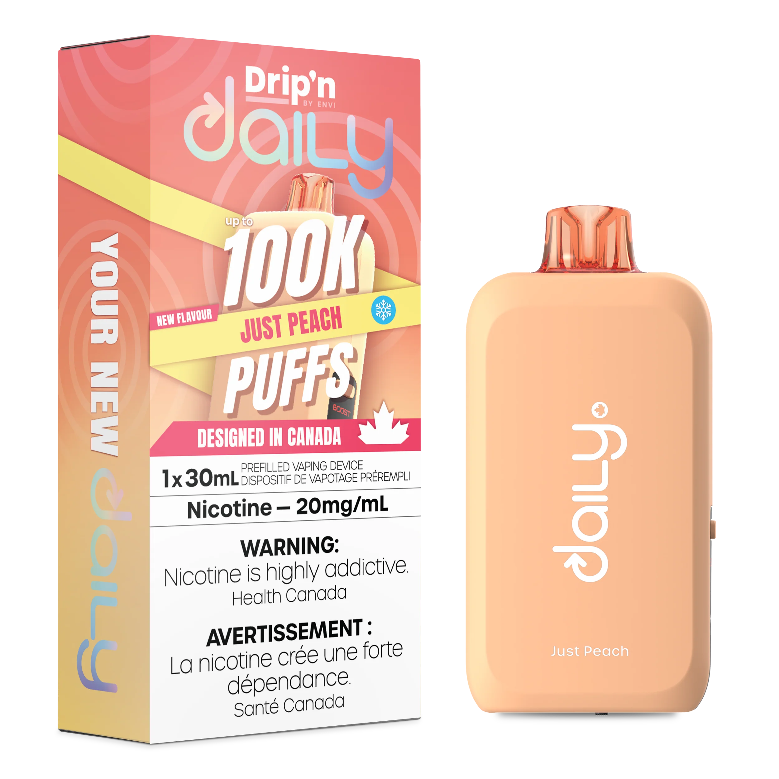 [ONT] Drip'n by Envi - Drip'n Daily - Rechargeable Disposable - 100k Puffs