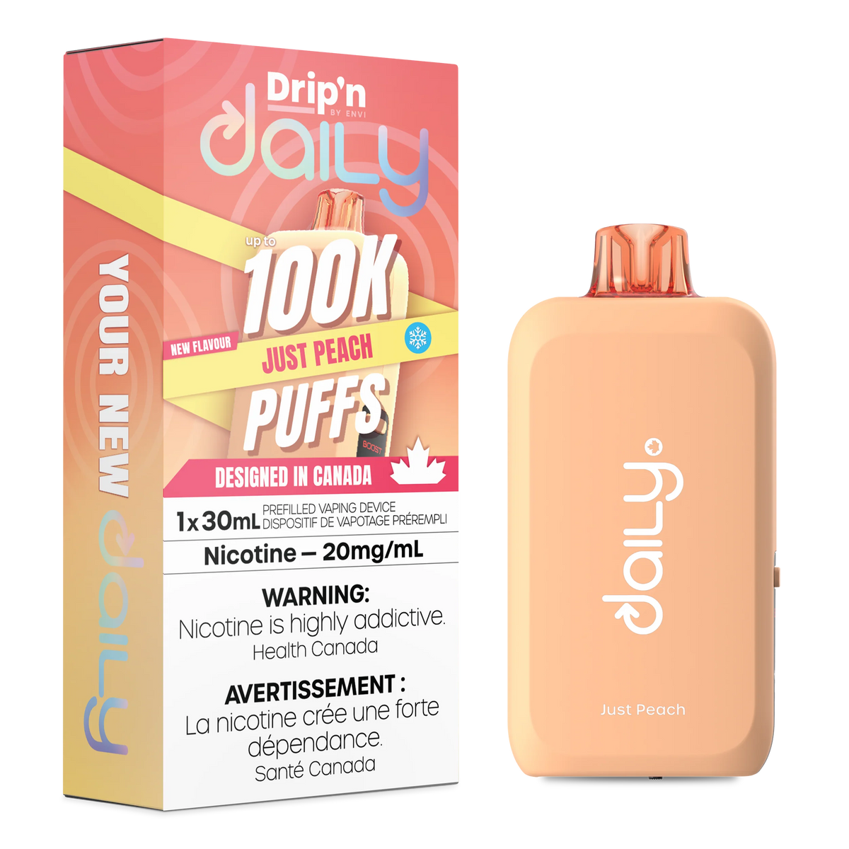 [ONT] Drip'n by Envi - Drip'n Daily - Rechargeable Disposable - 100k Puffs