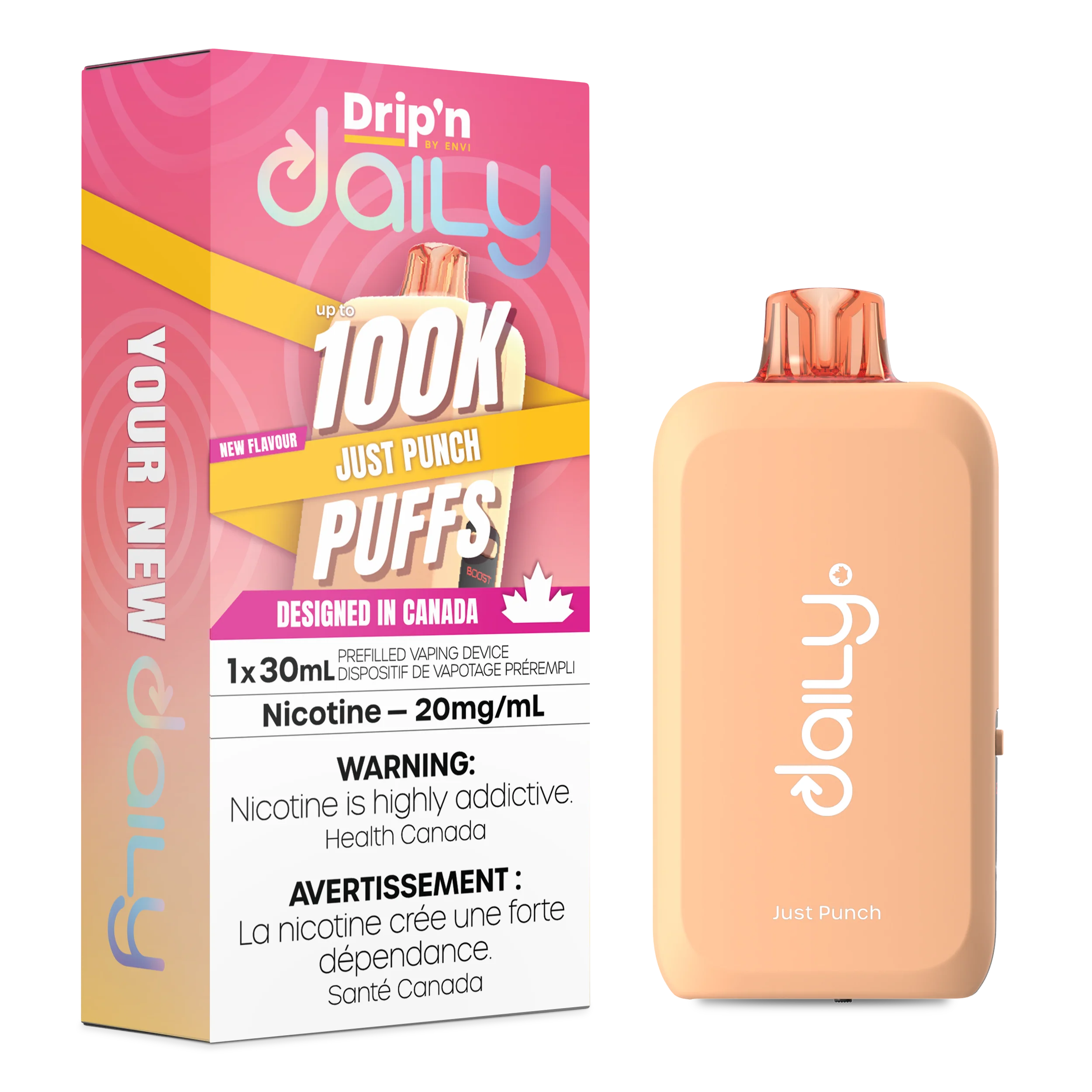 [ONT] Drip'n by Envi - Drip'n Daily - Rechargeable Disposable - 100k Puffs