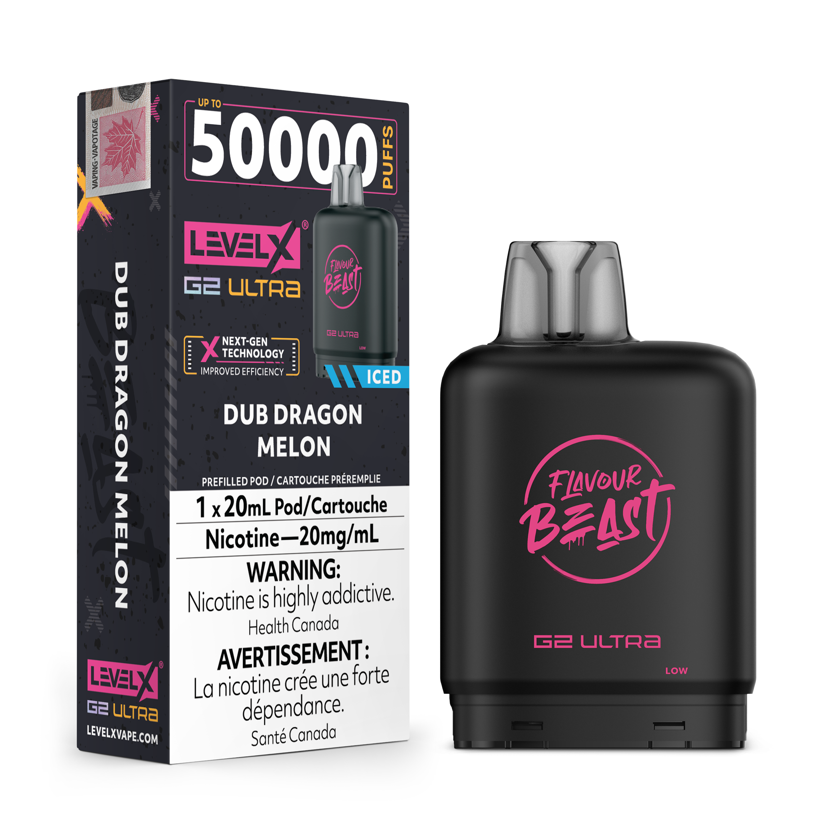 Level X - Flavour Beast G2 Ultra - Pod - 50k Puffs [ONTARIO]