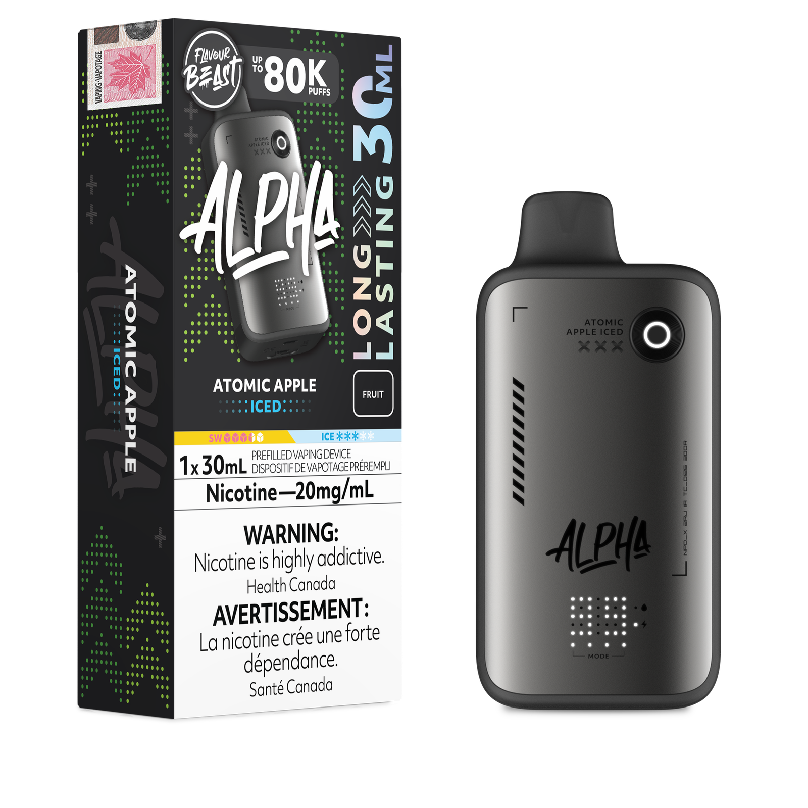 [ONT] Flavour Beast - Alpha - Rechargeable Disposable - 80k Puffs