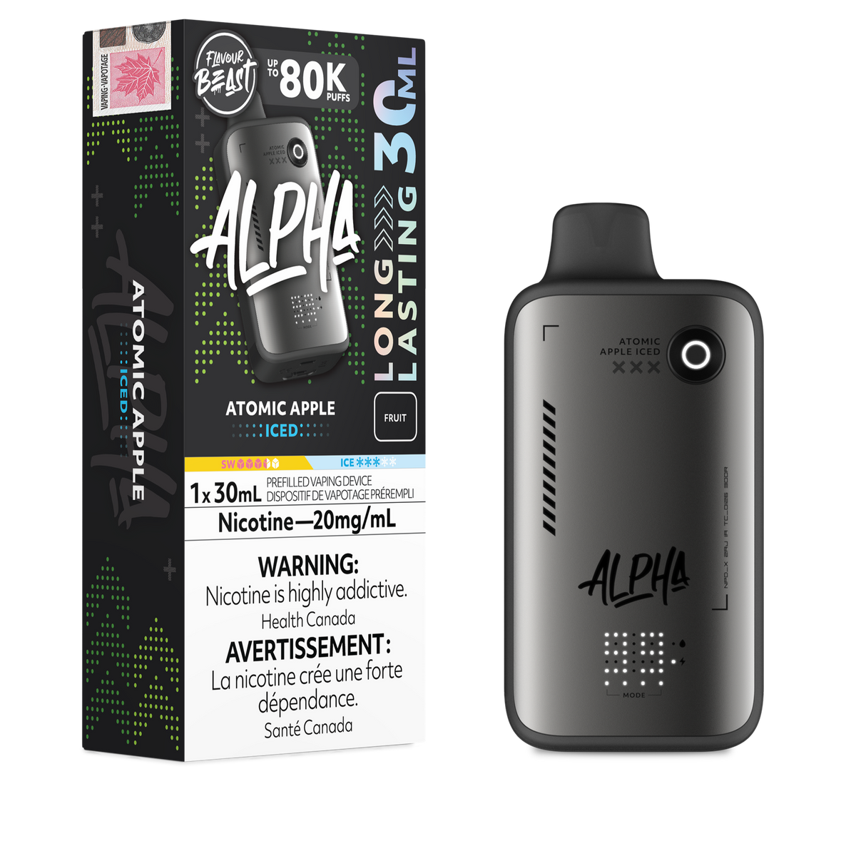 [ONT] Flavour Beast - Alpha - Rechargeable Disposable - 80k Puffs