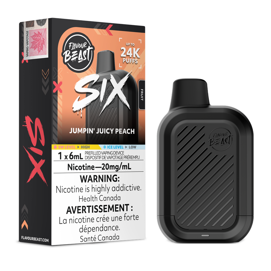 [ONT] Flavour Beast - SIX - Rechargeable Disposable - 24k Puffs