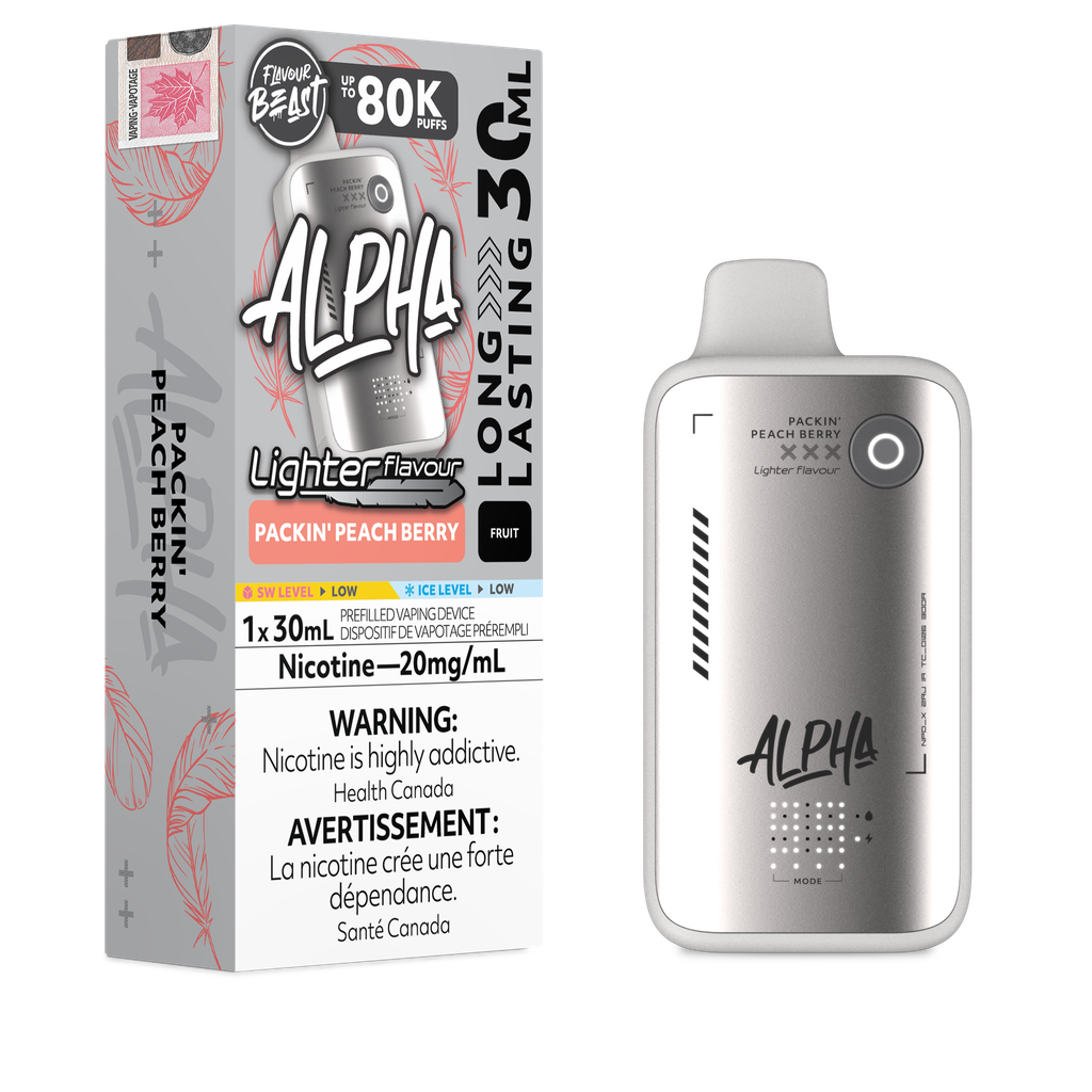 [ONT] Flavour Beast - Alpha Light - Rechargeable Disposable - 80k Puffs