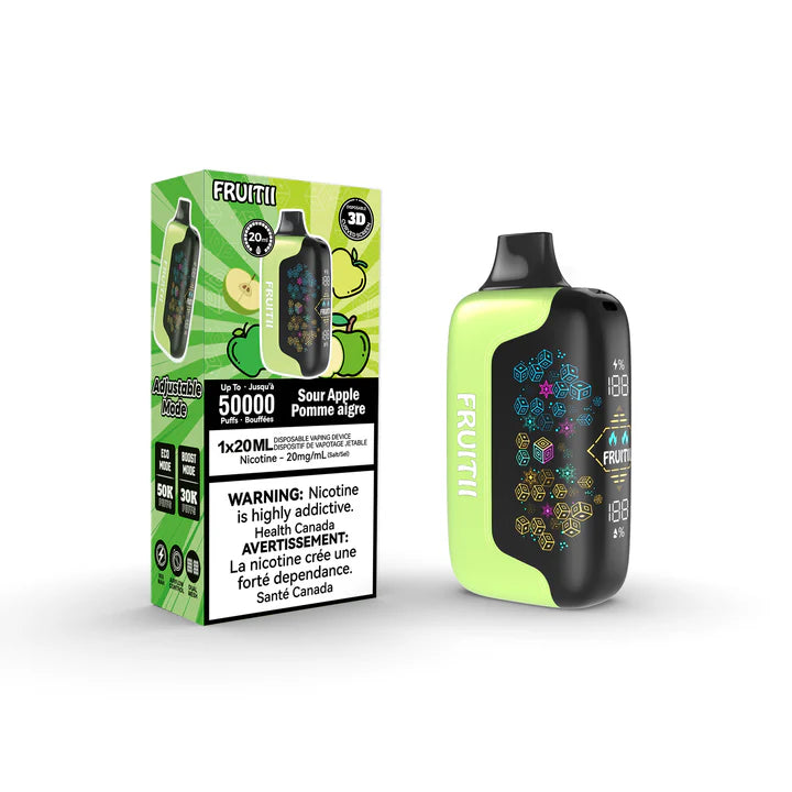 [ONT] Fruitii 50K - Rechargeable Disposable - 50k Puffs
