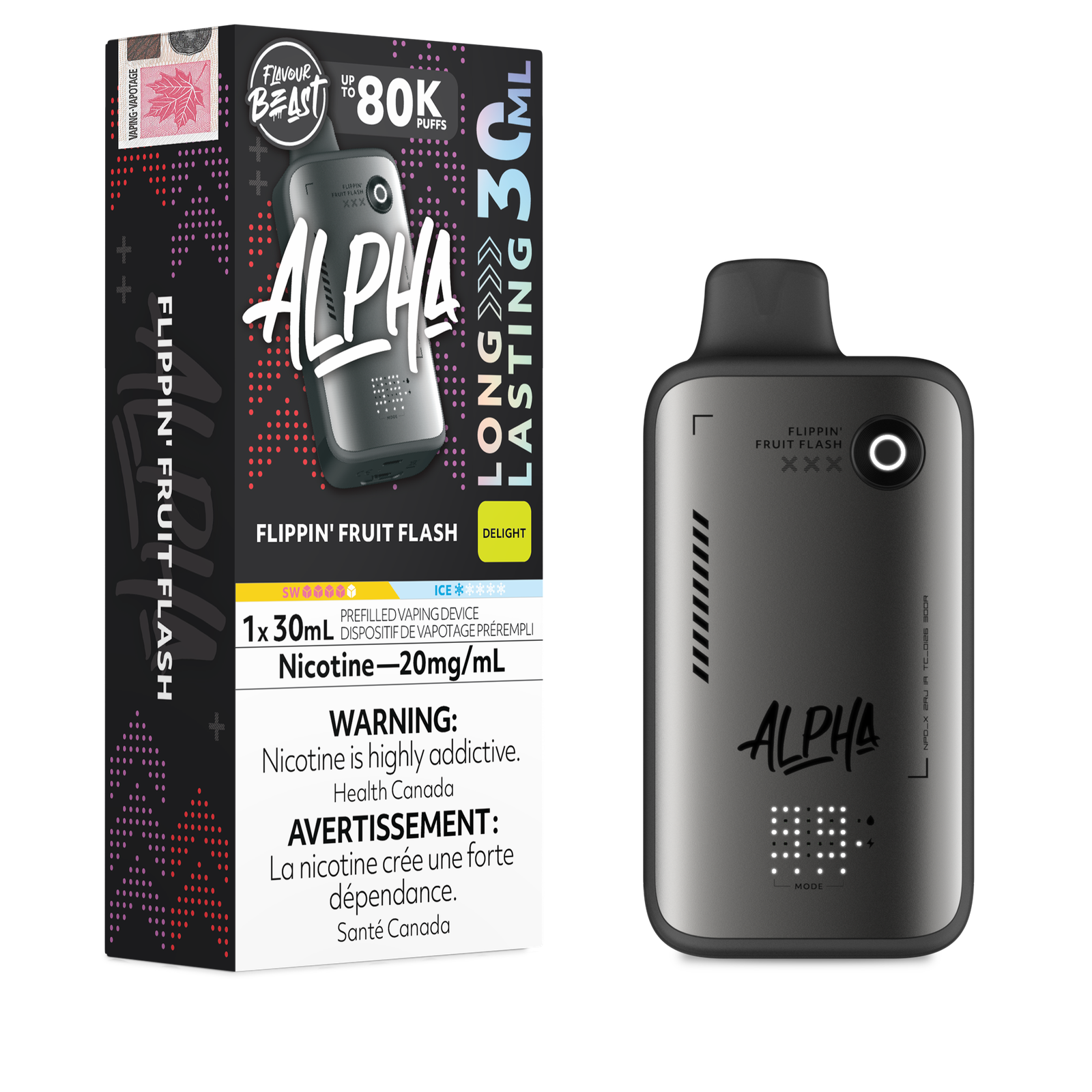 [ONT] Flavour Beast - Alpha - Rechargeable Disposable - 80k Puffs