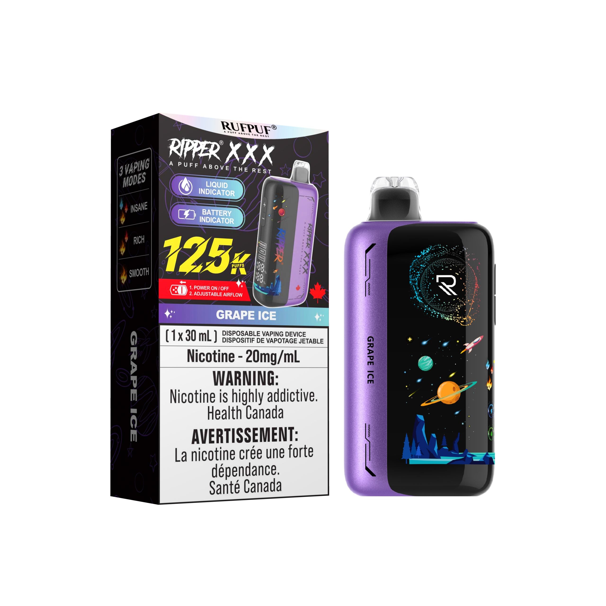 [ONT] Ripper - XXX - Rechargeable Disposable - 125k puffs