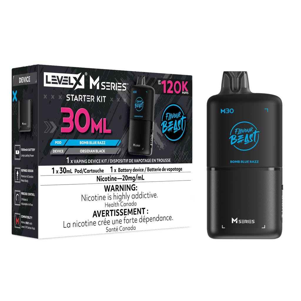 [ONT] Level X - Flavour Beast M Series 30mL - Starter Kit - 120k Puffs