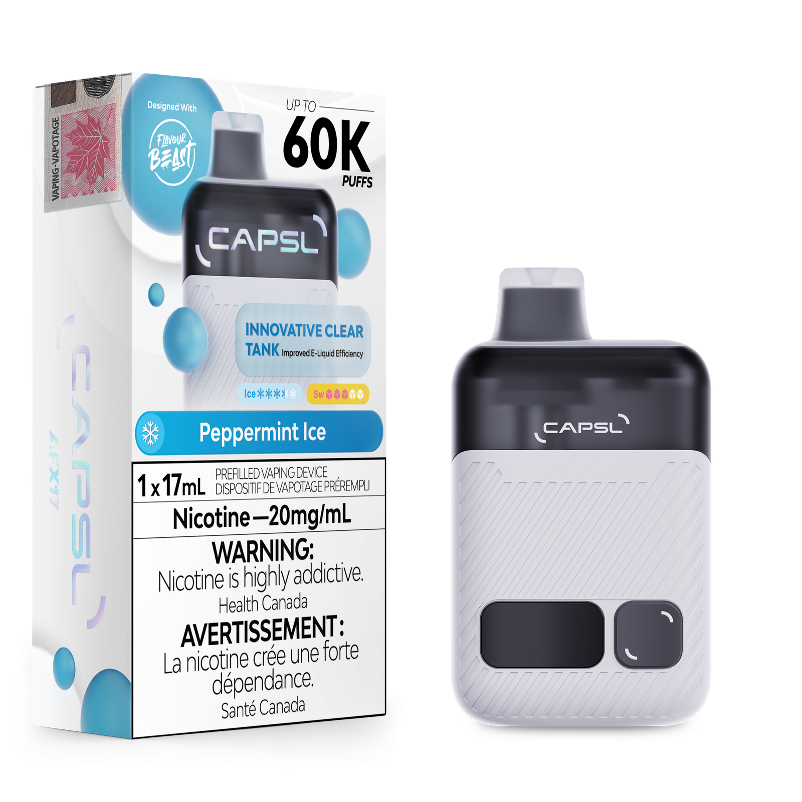 [ONT] CAPSL - AFX17 - Rechargeable Disposable - 60K Puffs