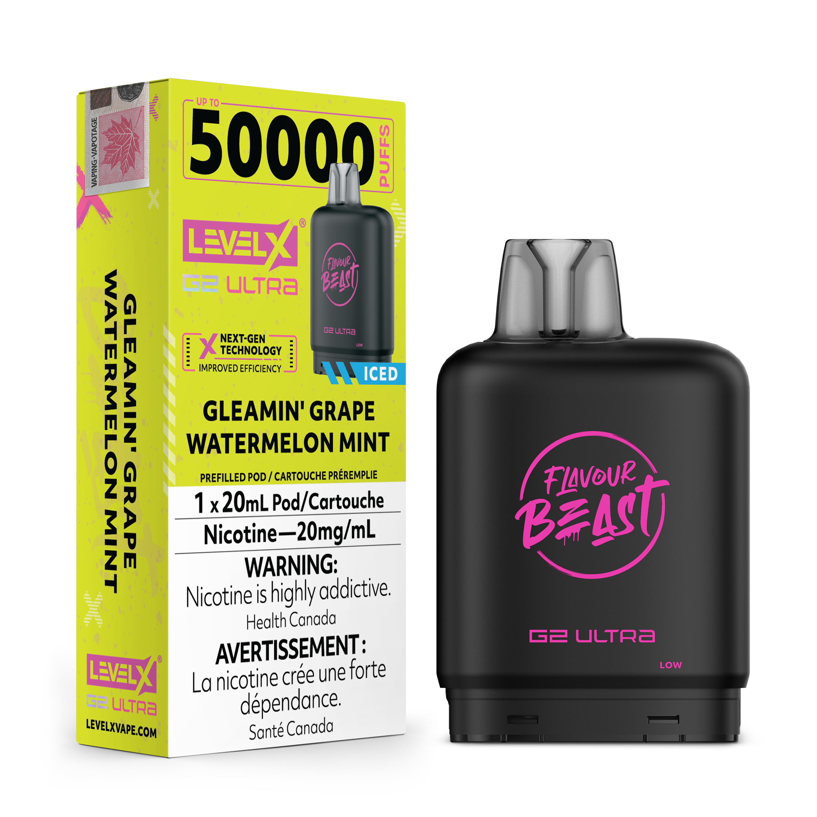 Level X - Flavour Beast G2 Ultra - Pod - 50k Puffs [ONTARIO]