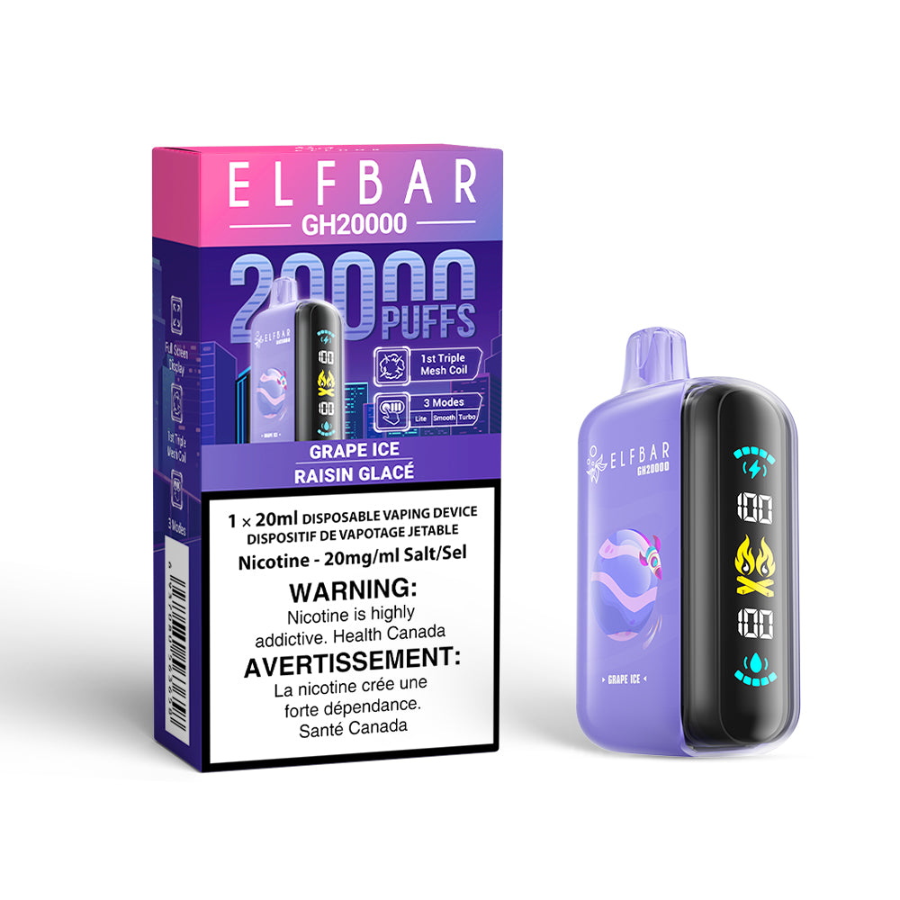 Elf Bar GH20000 - Rechargeable Disposable - 20000 puffs [ONTARIO]