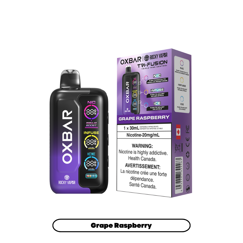 Oxbar Tri Fusion - Rechargeable Disposable - 60k Puffs [ONTARIO]