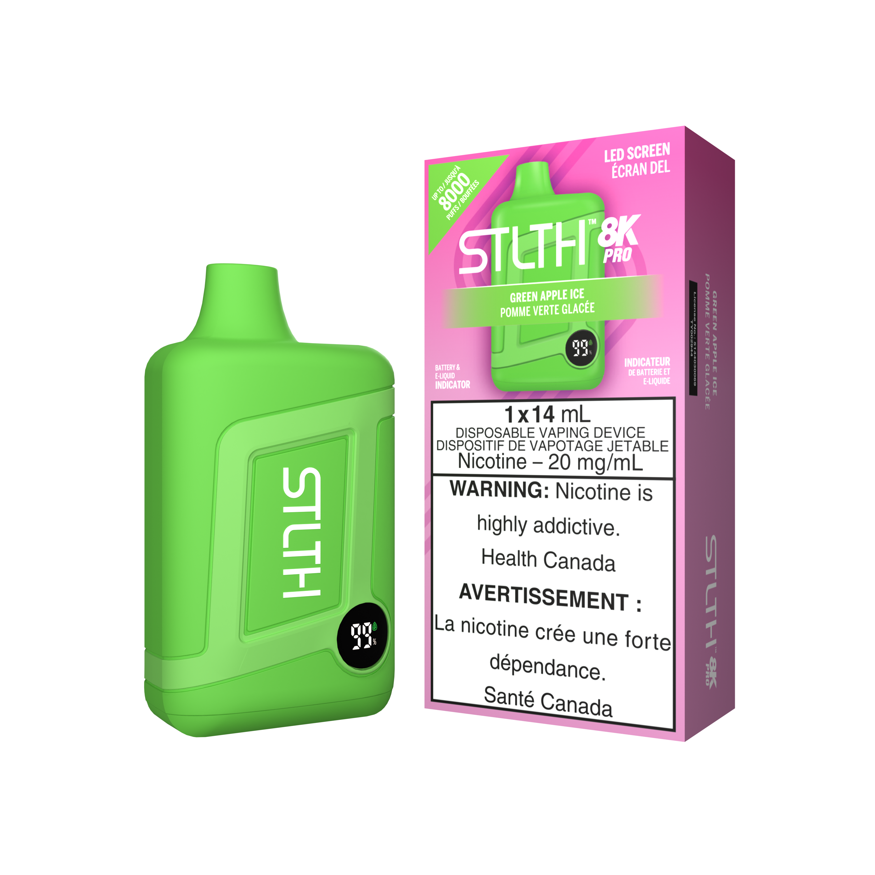 STLTH8K PRO - Rechargeable Disposable - 8k Puffs [ONTARIO]
