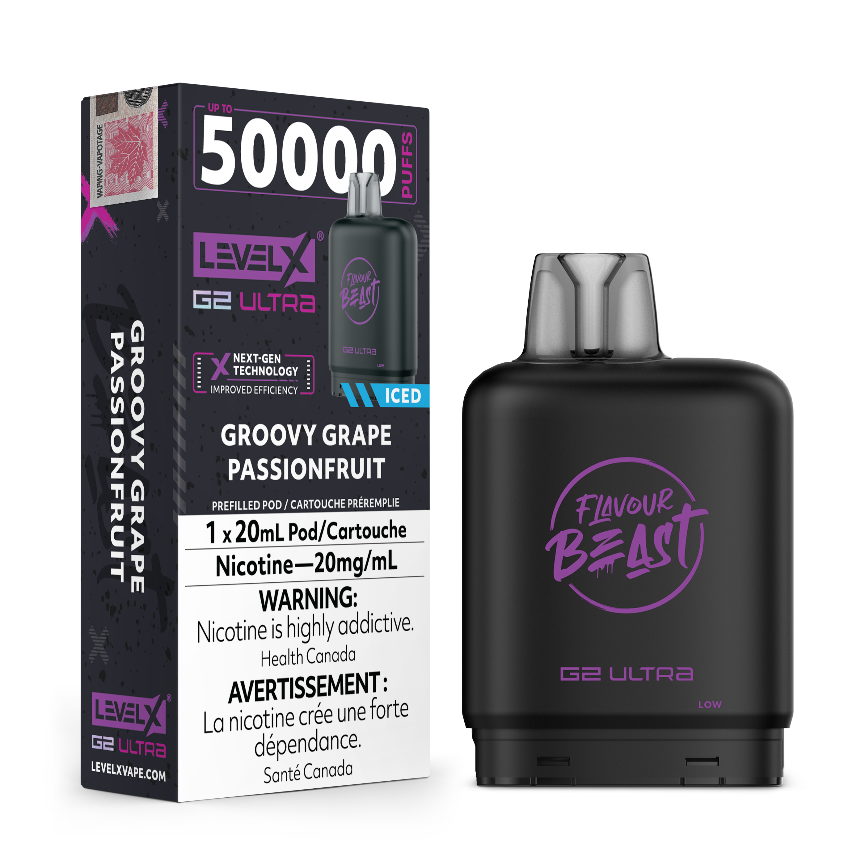 Level X - Flavour Beast G2 Ultra - Pod - 50k Puffs [ONTARIO]