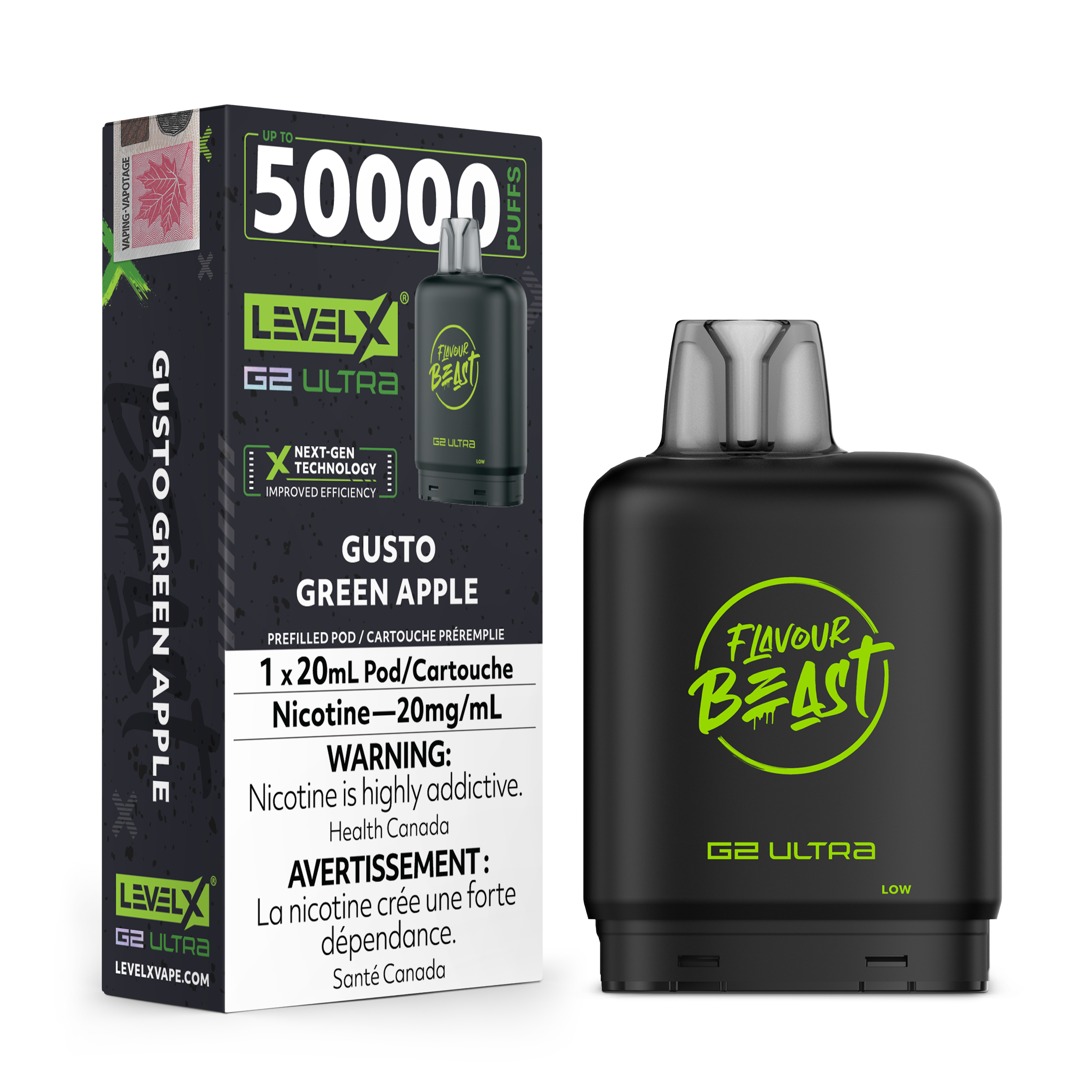 Level X - Flavour Beast G2 Ultra - Pod - 50k Puffs [ONTARIO]